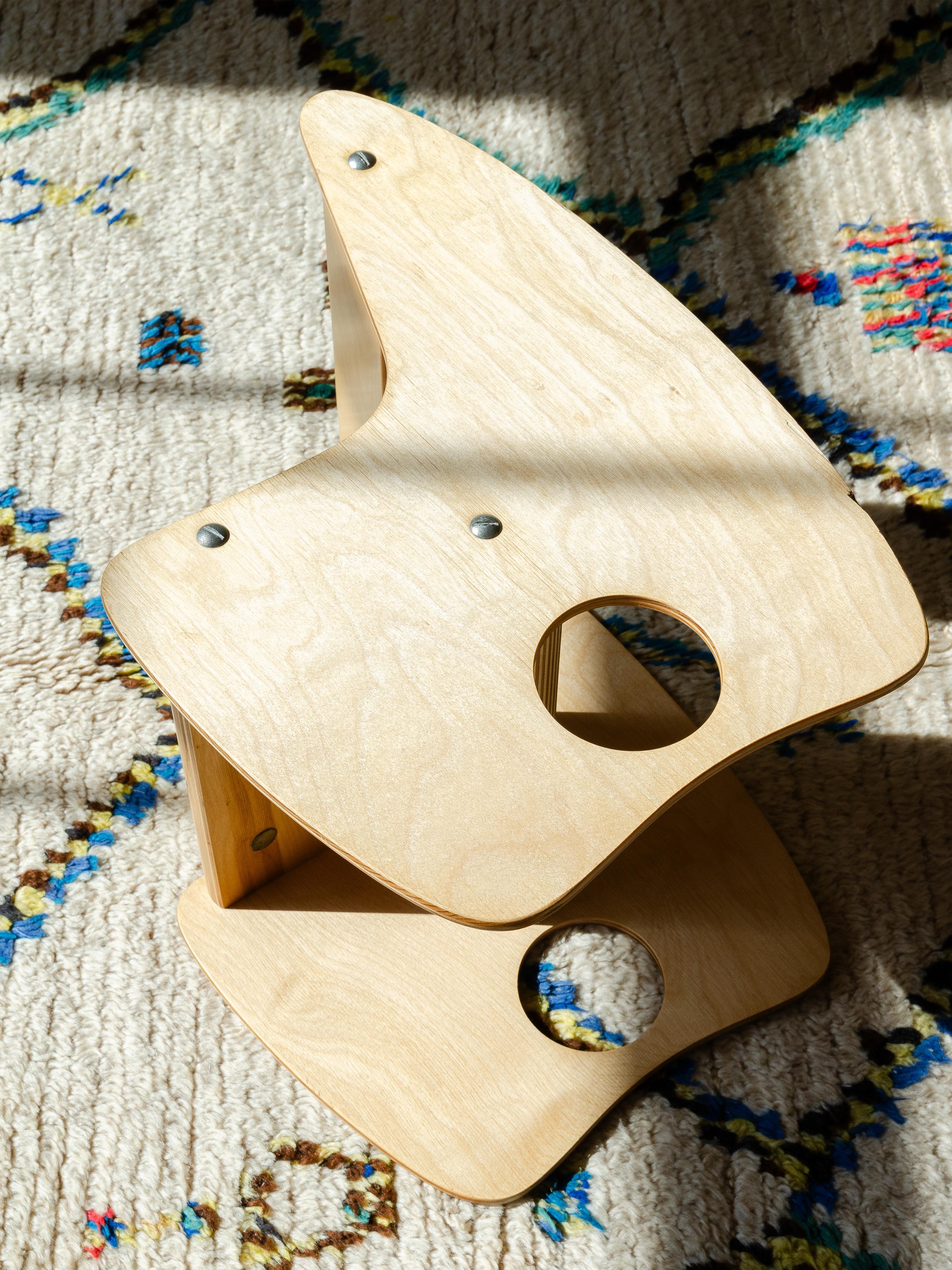 Mid-Century Modern Mid-Century modern beech plywood Hans Mitzlaff kid's/children's chair For Sale