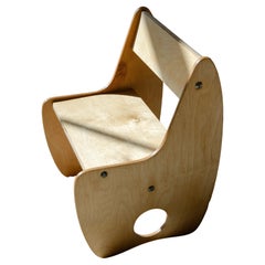 Used Mid-Century modern beech plywood Hans Mitzlaff kid's/children's chair