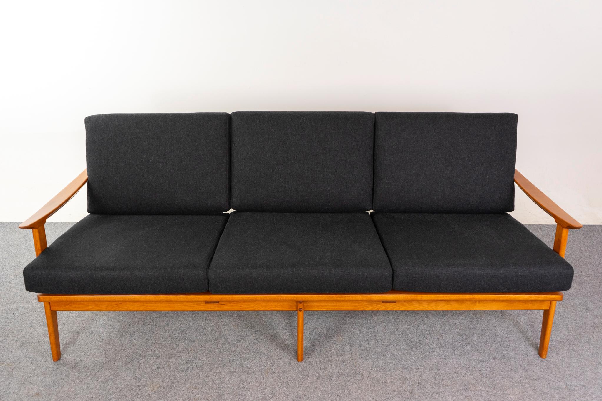 Canadian Mid-Century Modern Beech Sofa For Sale
