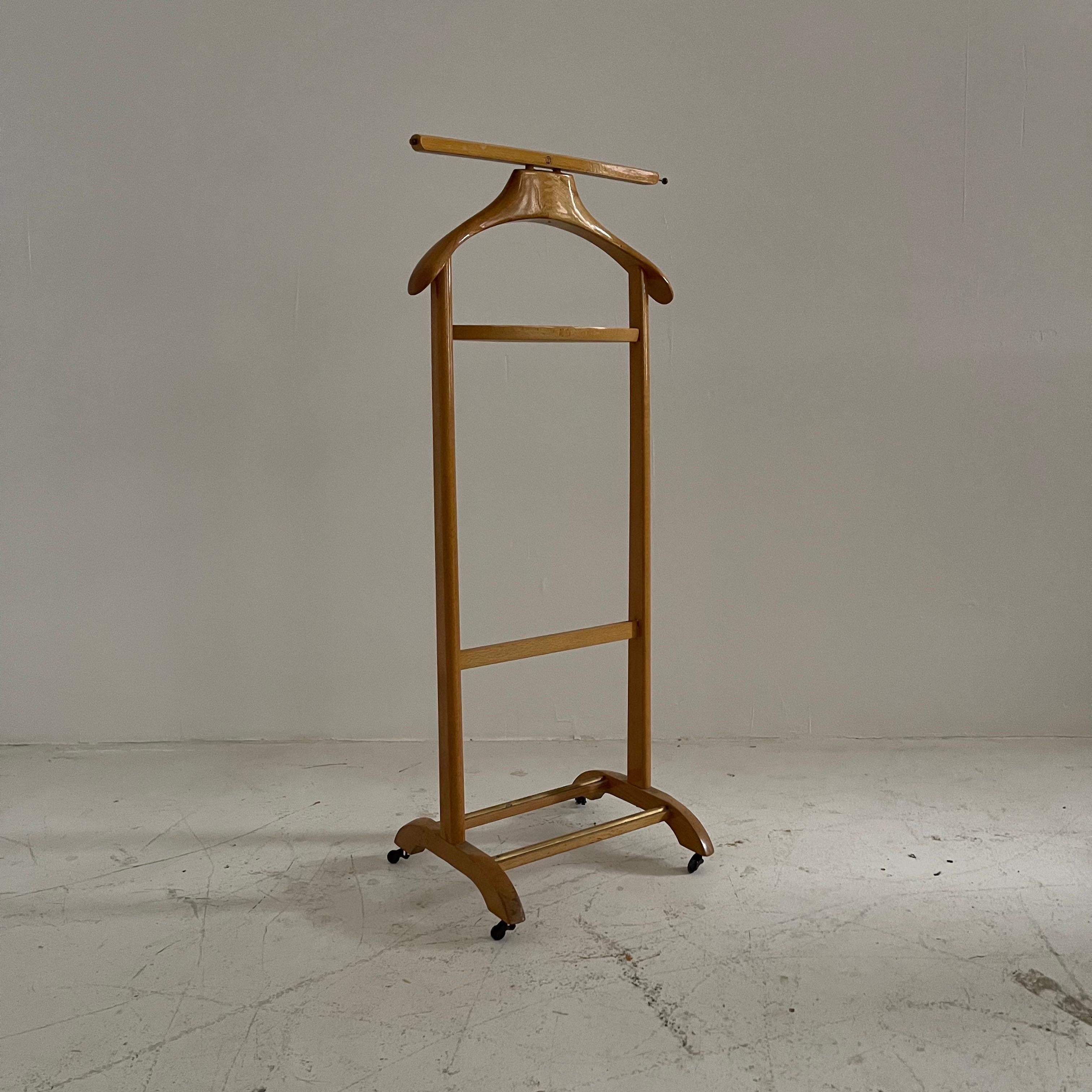 Mid-Century Modern Beech Valet by Fratelli Reguitti, Italy, 1960 For Sale 4