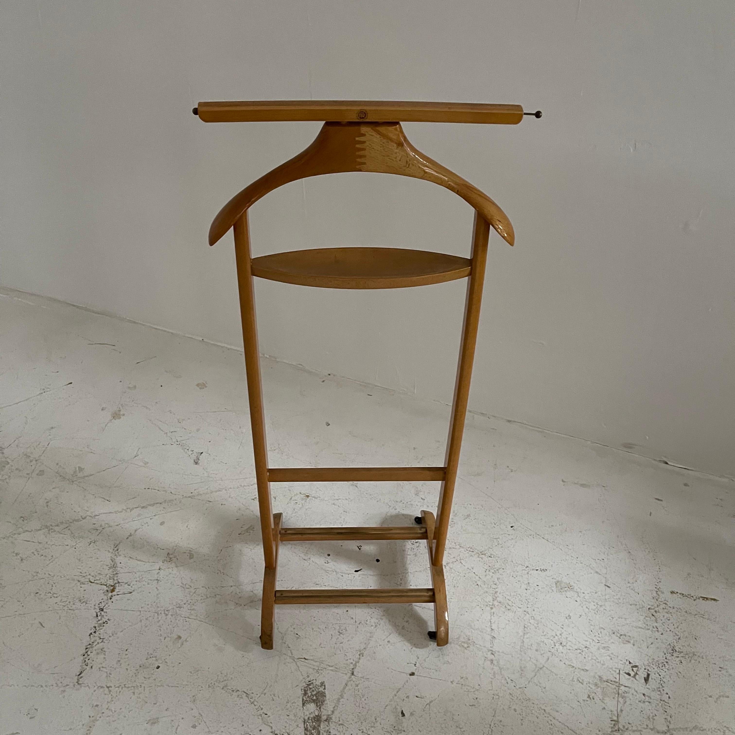 Mid-Century Modern Beech Valet by Fratelli Reguitti, Italy, 1960 For Sale 6