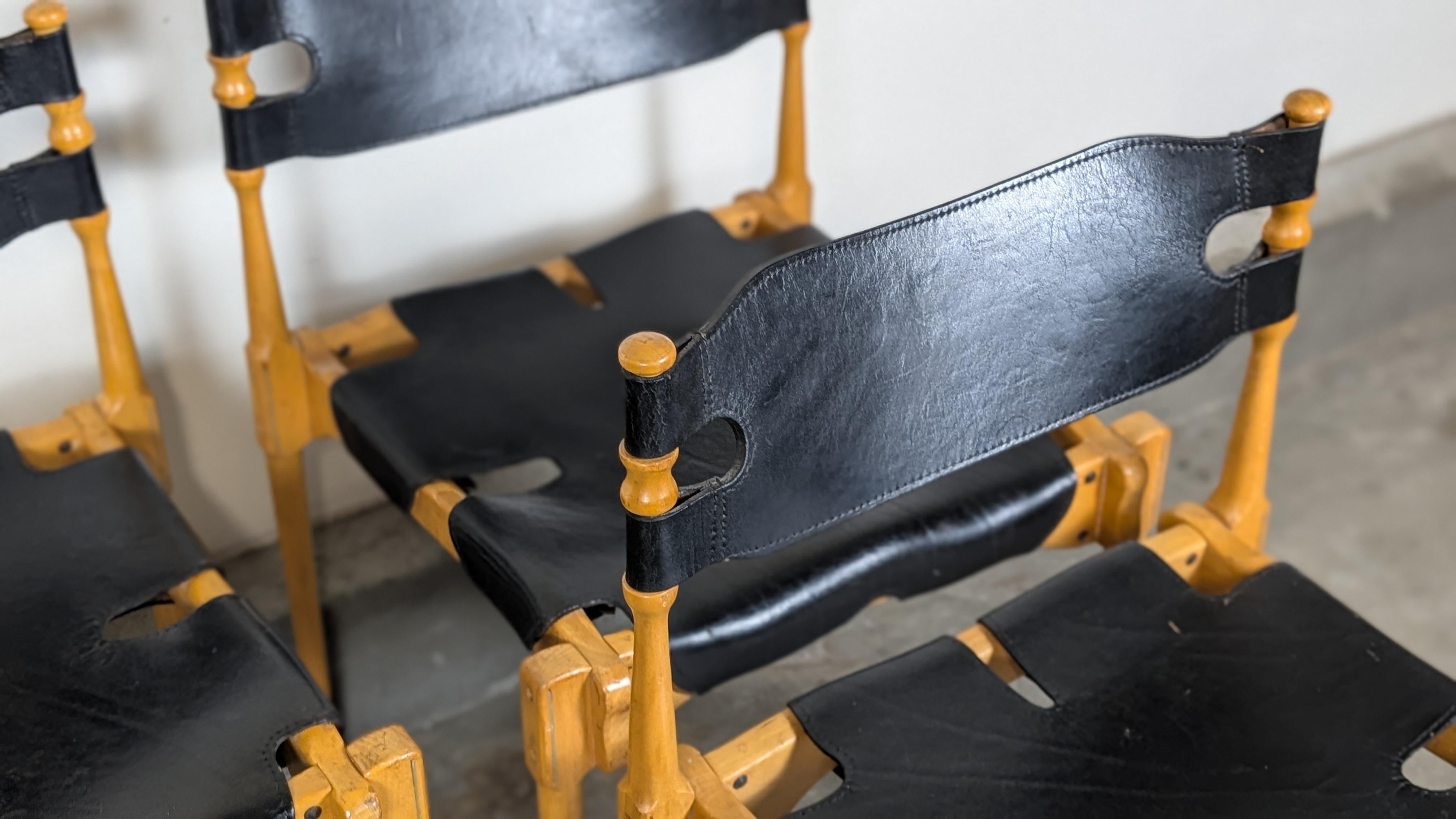 Mid Century Beech 'Montreal' Dining Chairs by Otto Frei for Fröscher, c1960s For Sale 5