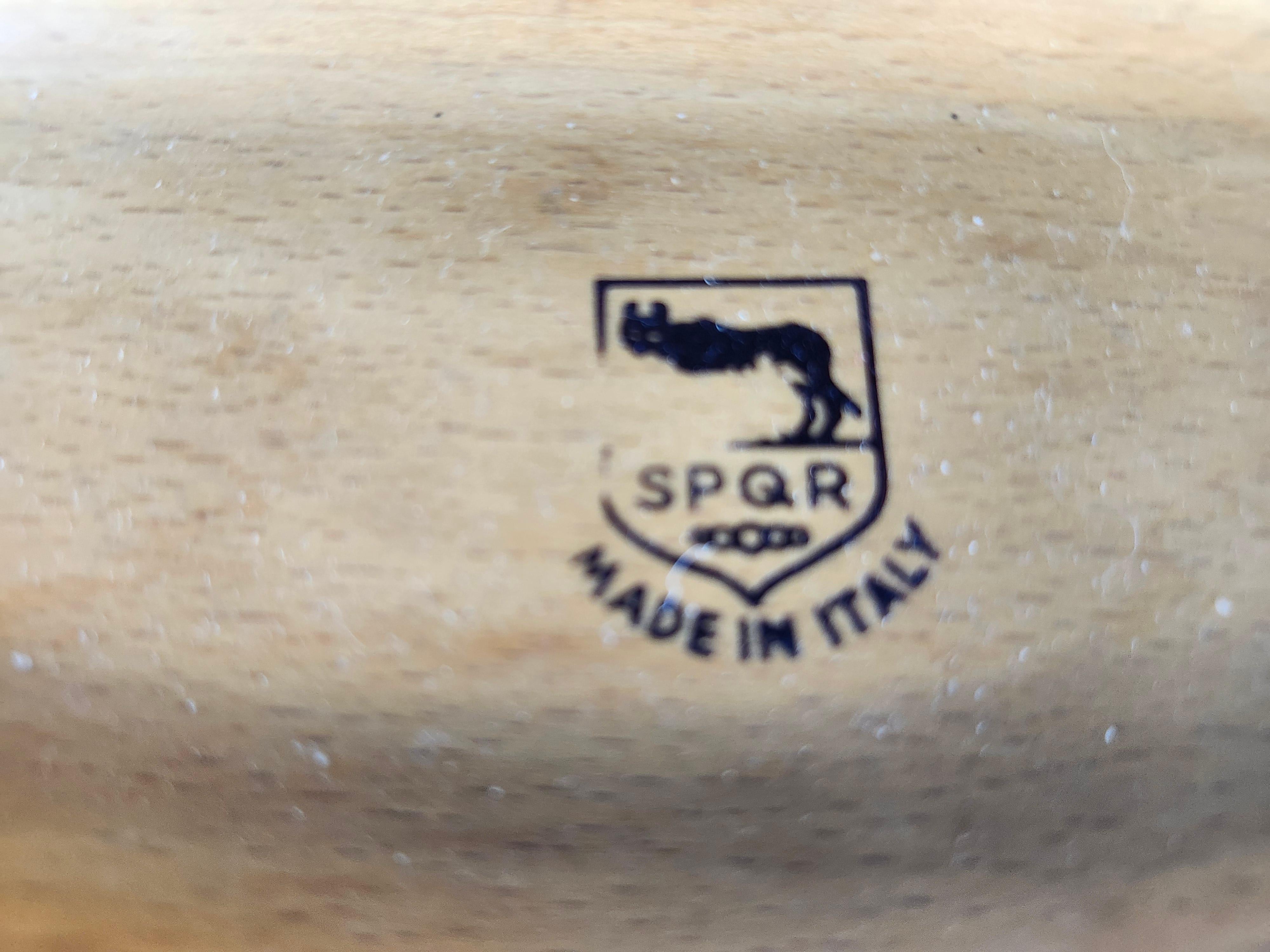 Mid-Century Modern Beech Wood Valet SPQR Italy C1960 For Sale 1