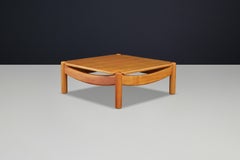 Mid-Century Modern Beechwood Coffee Table by Carl Straub, Germany, 1960s