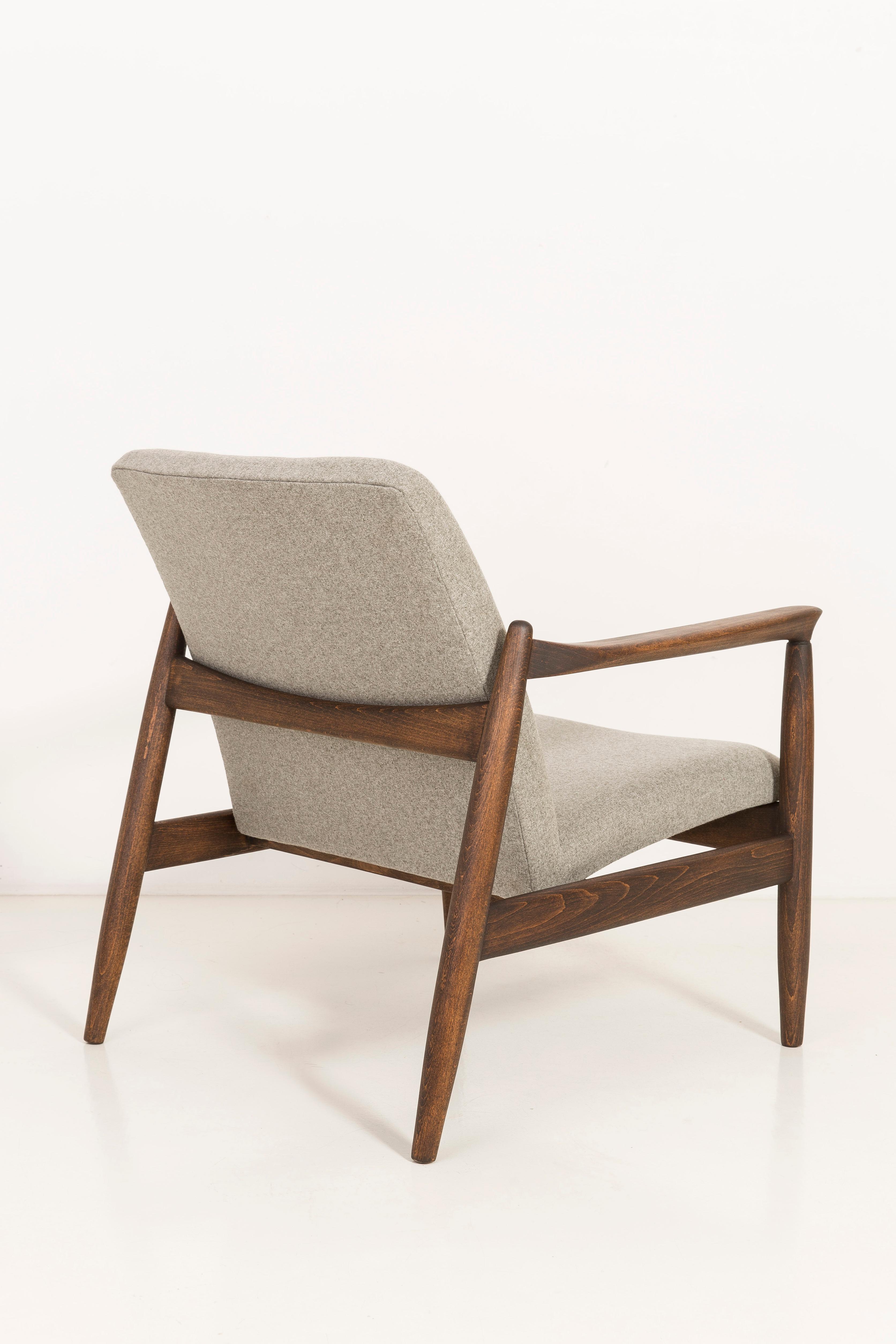 20th Century Mid-Century Modern Beige Armchair, Edmund Homa, 1960s For Sale