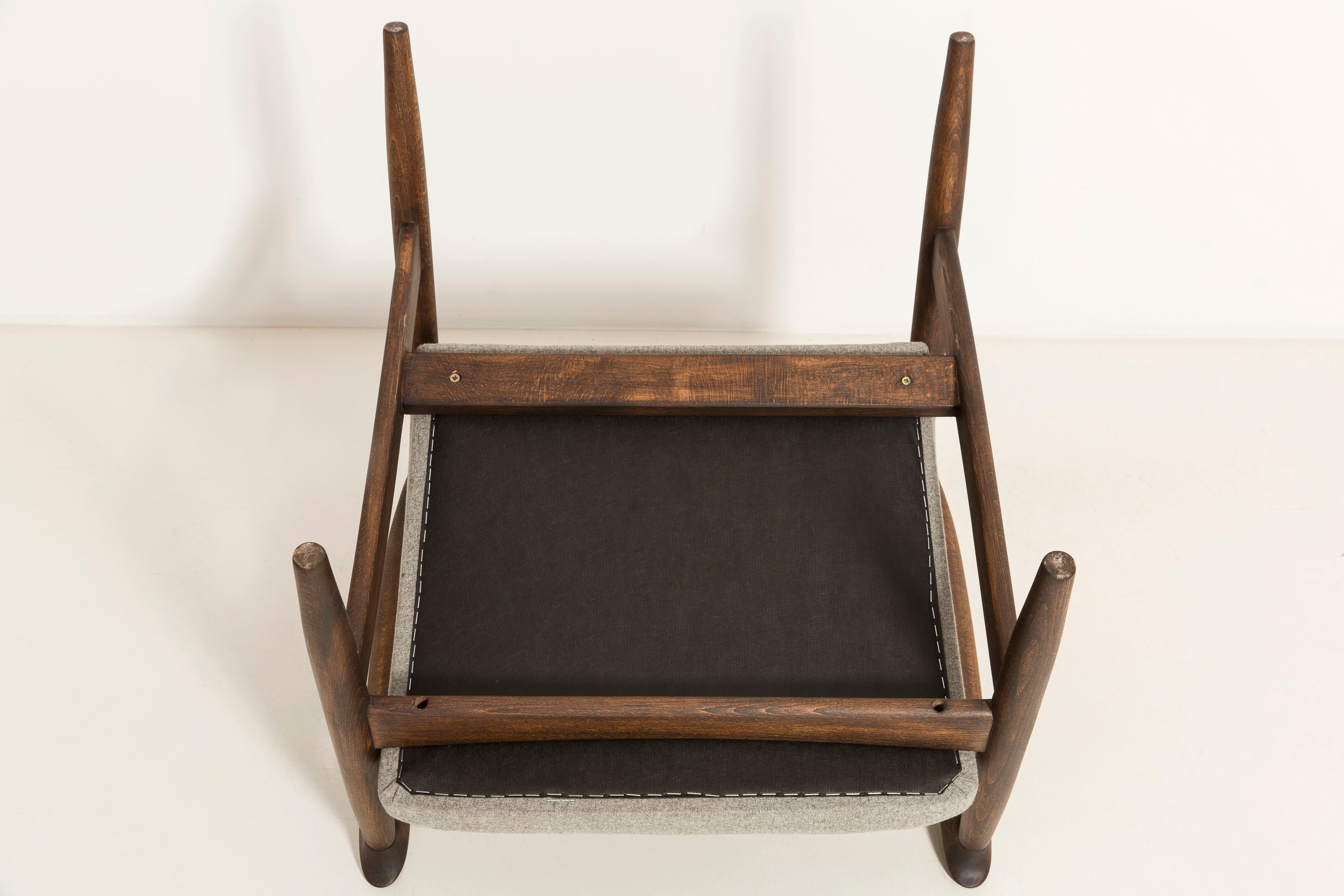 Beigefarbener Sessel, Edmund Homa, Mid-Century Modern, 1960er Jahre (Textil) im Angebot