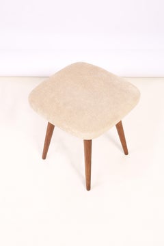 Sgabello beige moderno di metà secolo, Europa, anni '60