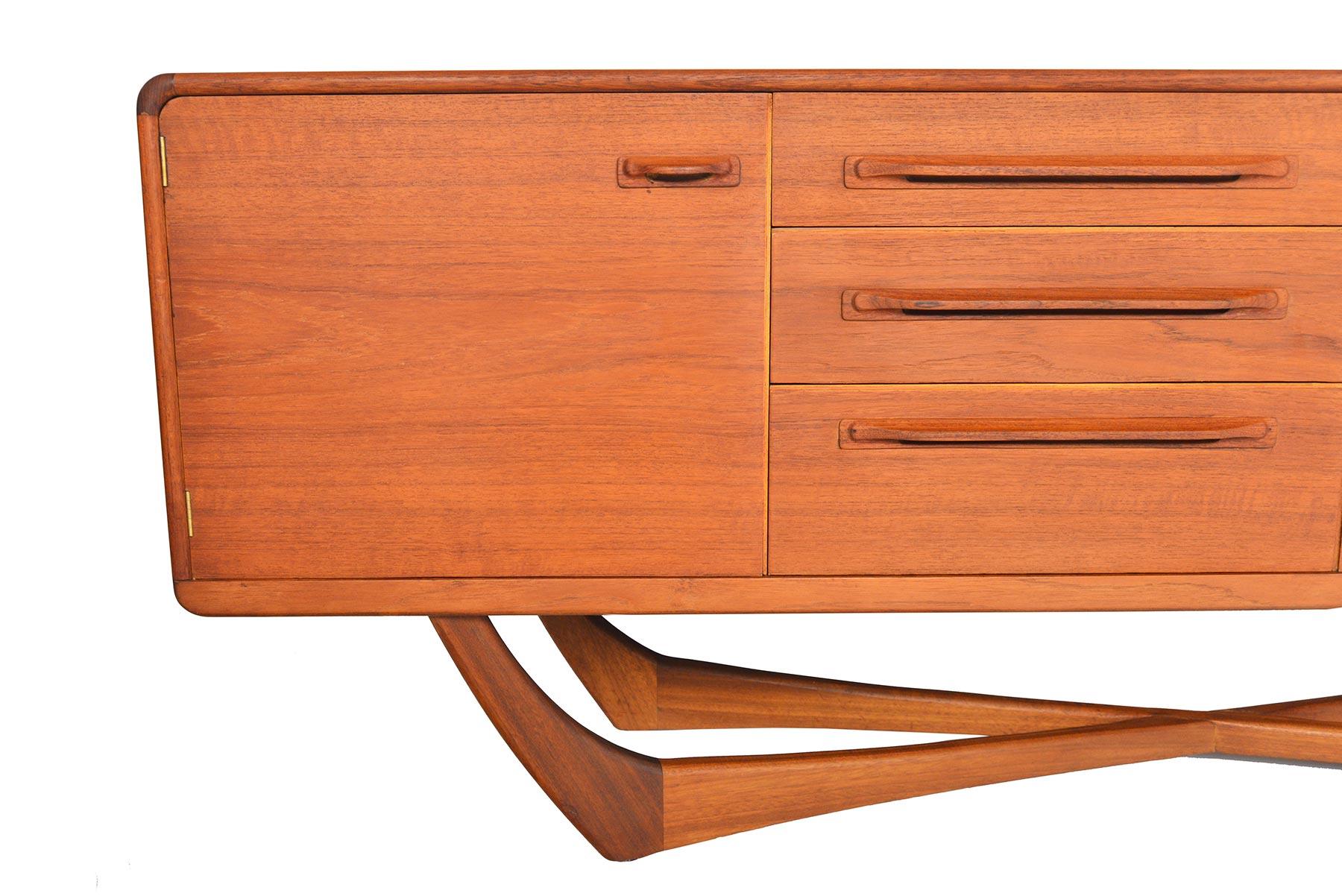 Scottish Mid-Century Modern Beithcraft Credenza in Teak