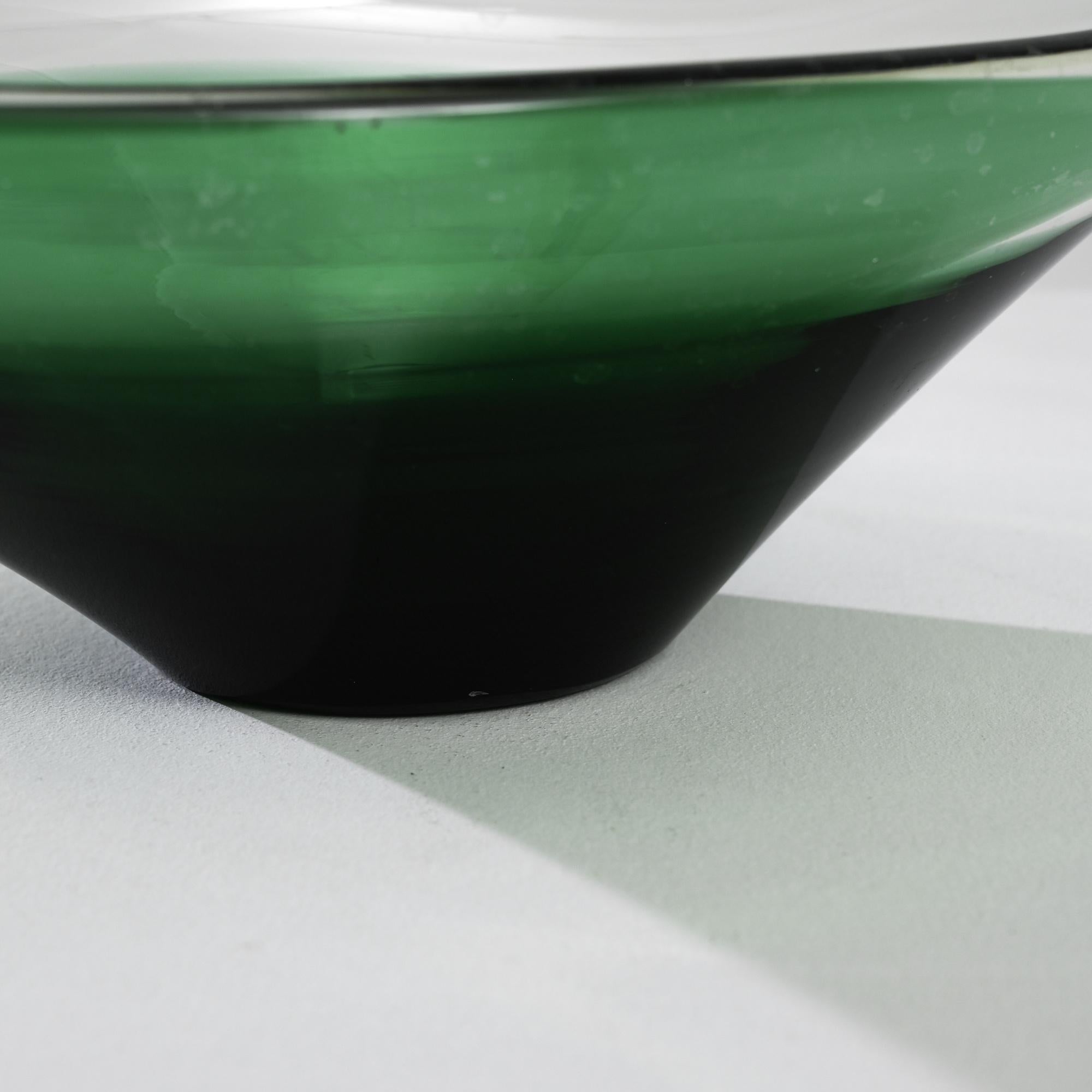 Mid-Century Modern Belgian Glass Plateau For Sale 1