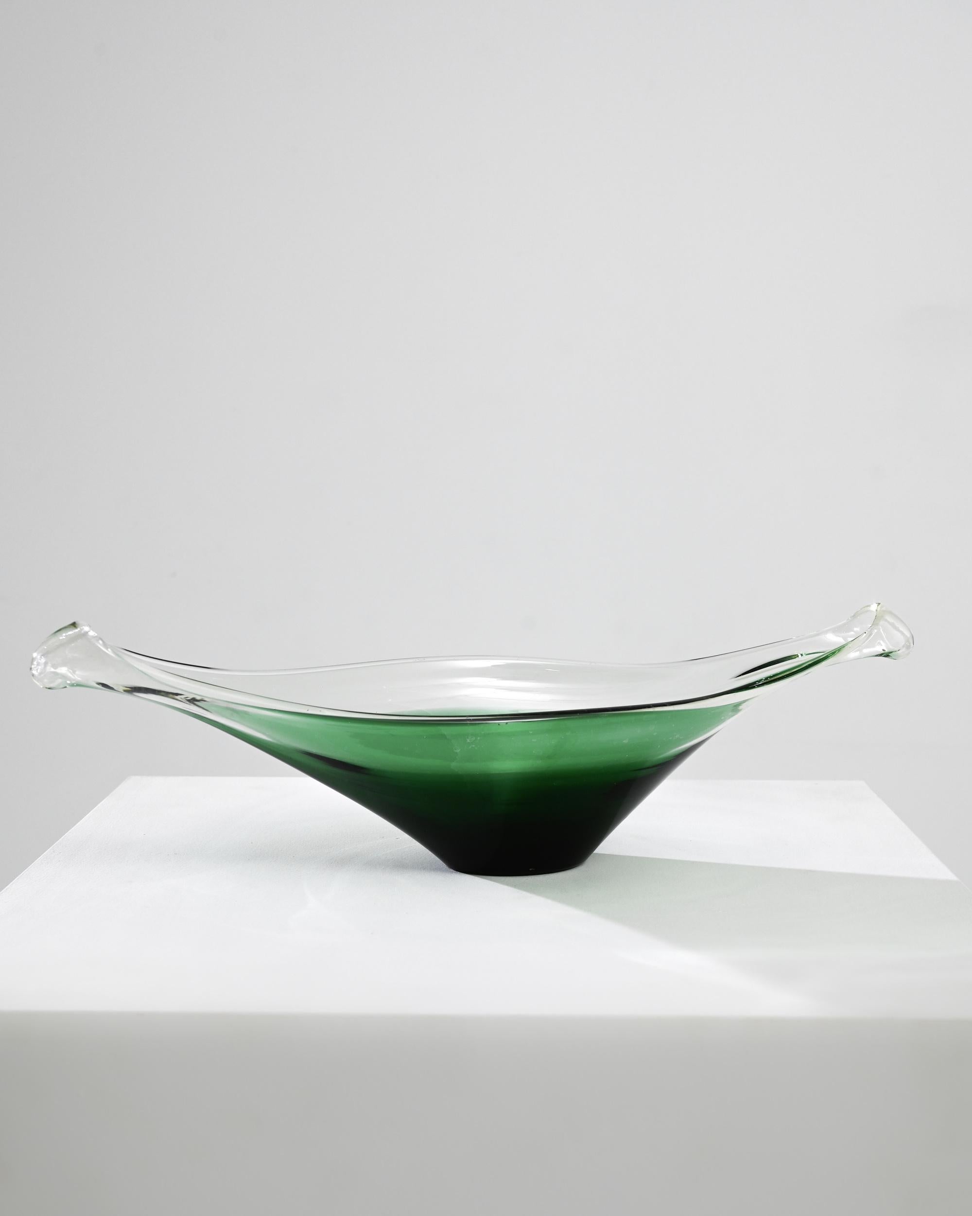 Mid-Century Modern Belgian Glass Plateau For Sale 2
