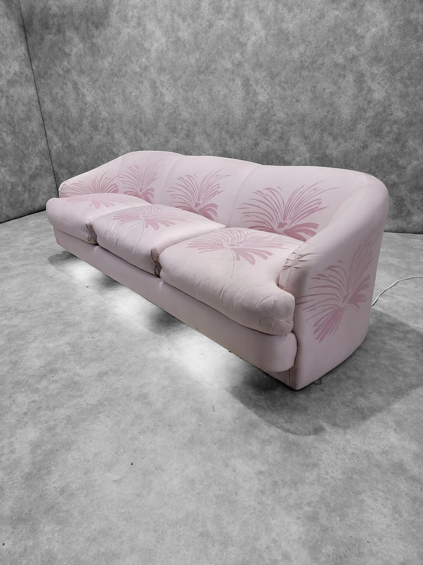 Tissu d'ameublement Canapé Lit à bascule de style Bellini mi-siècle moderne par Weiman pour Upholstery en vente