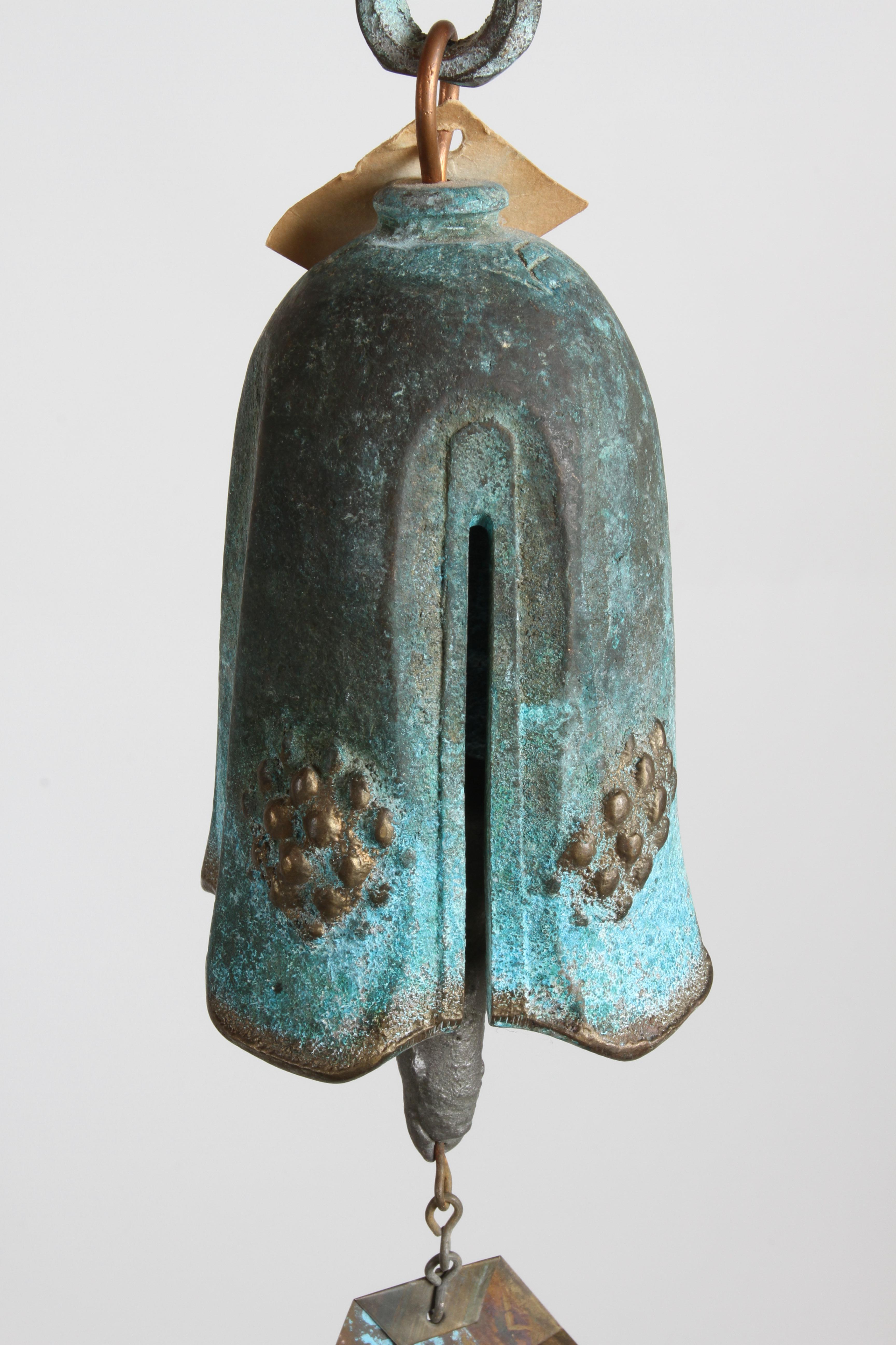 Moderne „Bells of Carefree“ Brutalistische Bronze-Skulptur Wind Chime, Mid-Century Modern  im Angebot 3