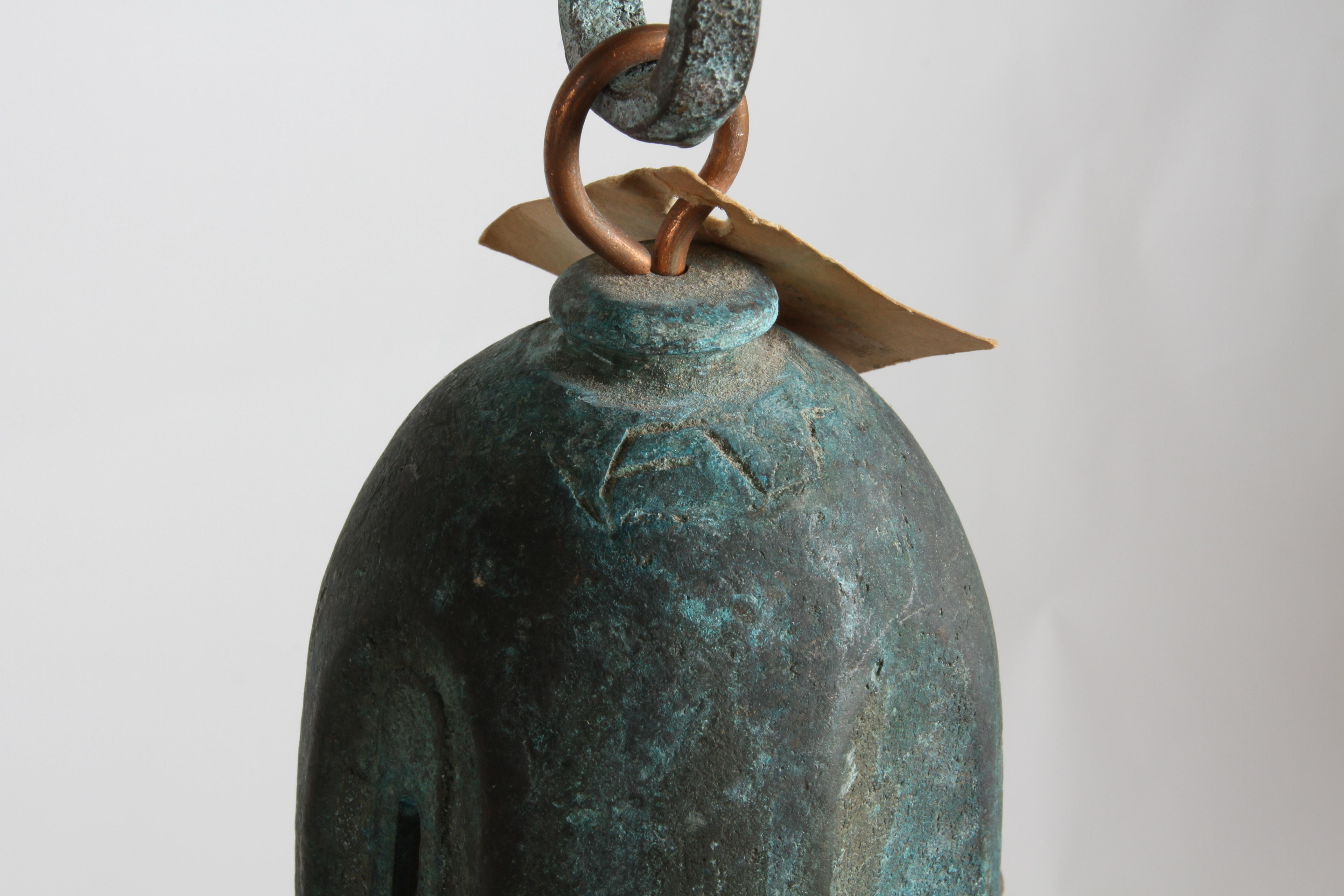 Moderne „Bells of Carefree“ Brutalistische Bronze-Skulptur Wind Chime, Mid-Century Modern  im Angebot 5