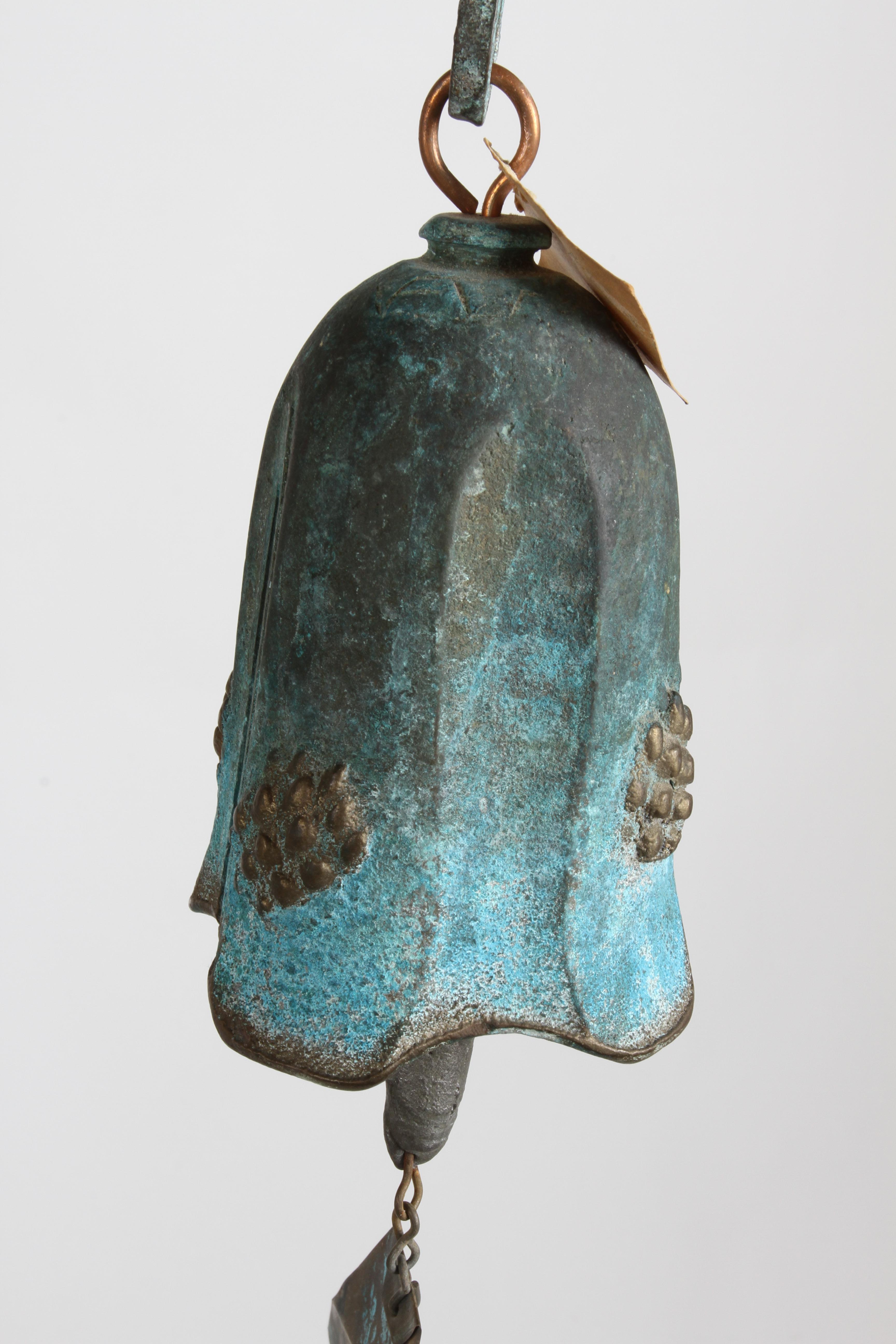 Moderne „Bells of Carefree“ Brutalistische Bronze-Skulptur Wind Chime, Mid-Century Modern  im Angebot 2