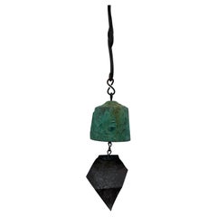 Mid-Century Modern "Bells of Carefree" Brutalist Bronze Sculptural Wind Chime
