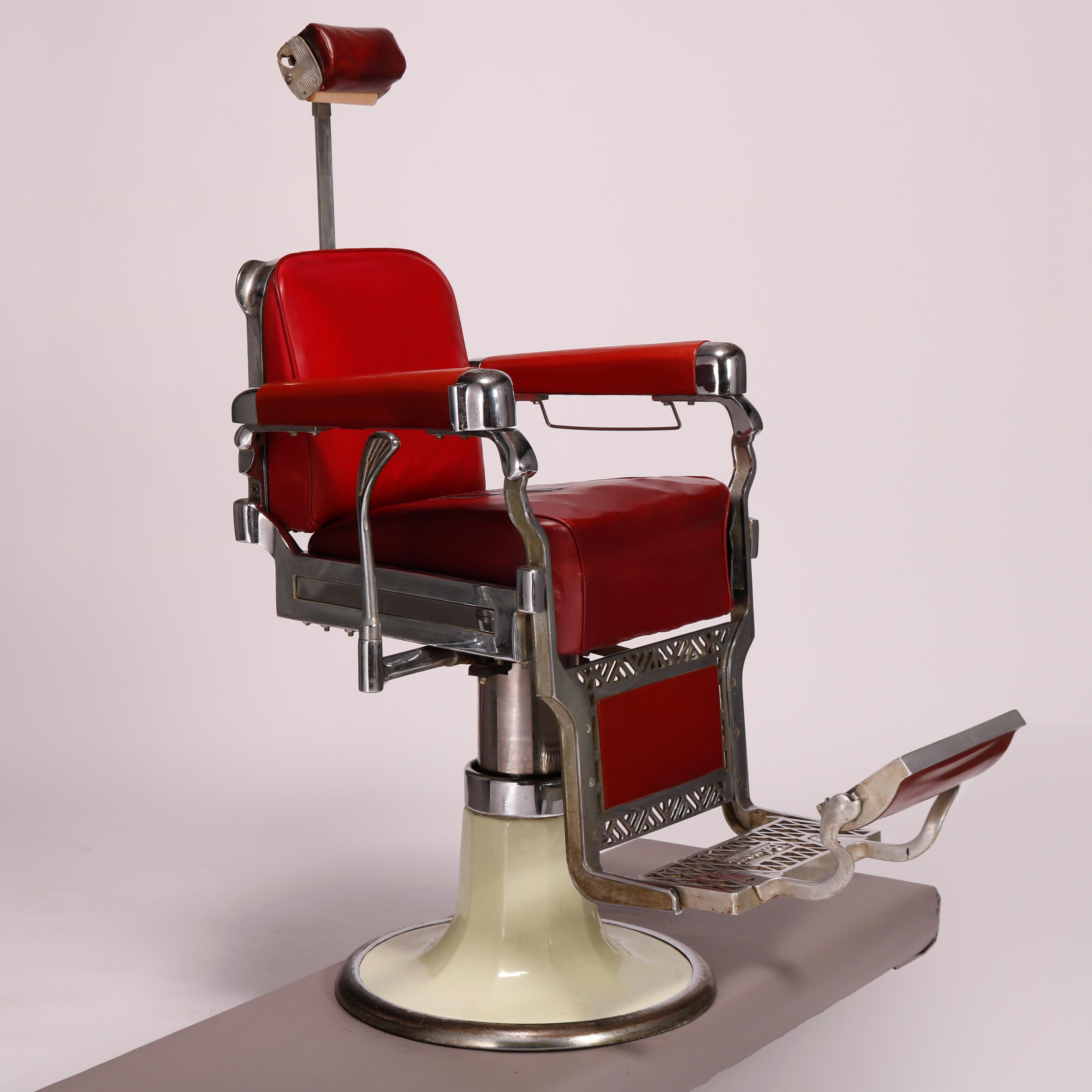 vintage belmont barber chair models