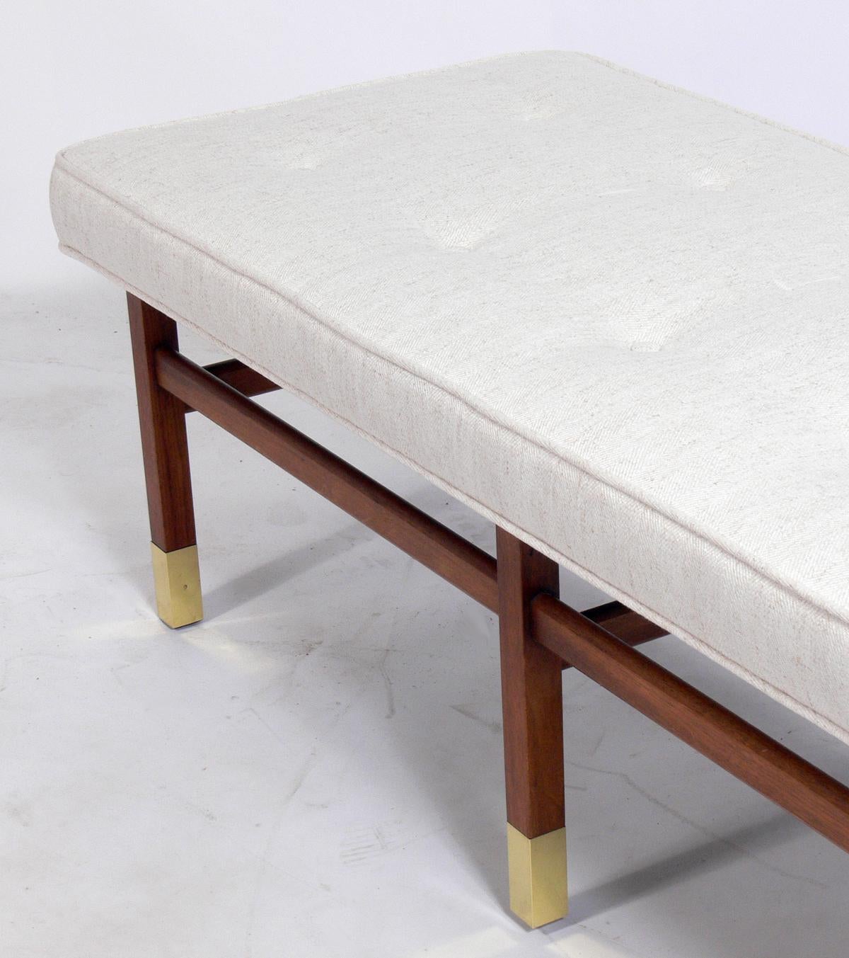 American Mid-Century Modern Bench Attributed to Harvey Probber