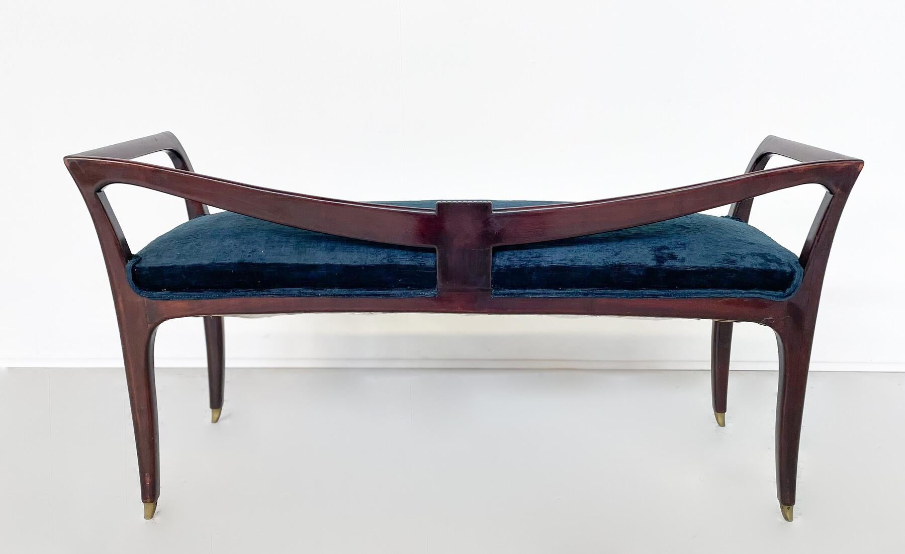 Italian Mid-Century Modern Bench by Emilio Lancia, Italy, 1930s For Sale