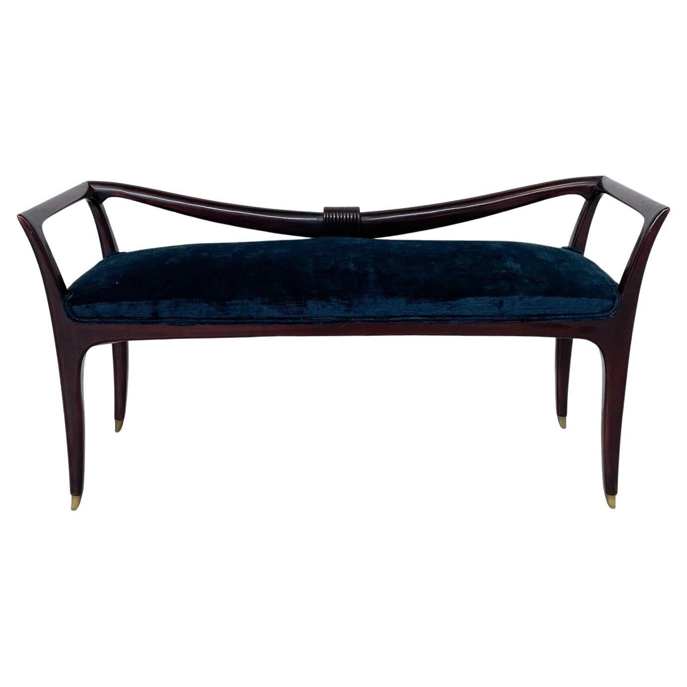 Mid-Century Modern Bench by Emilio Lancia, Italy, 1930s For Sale