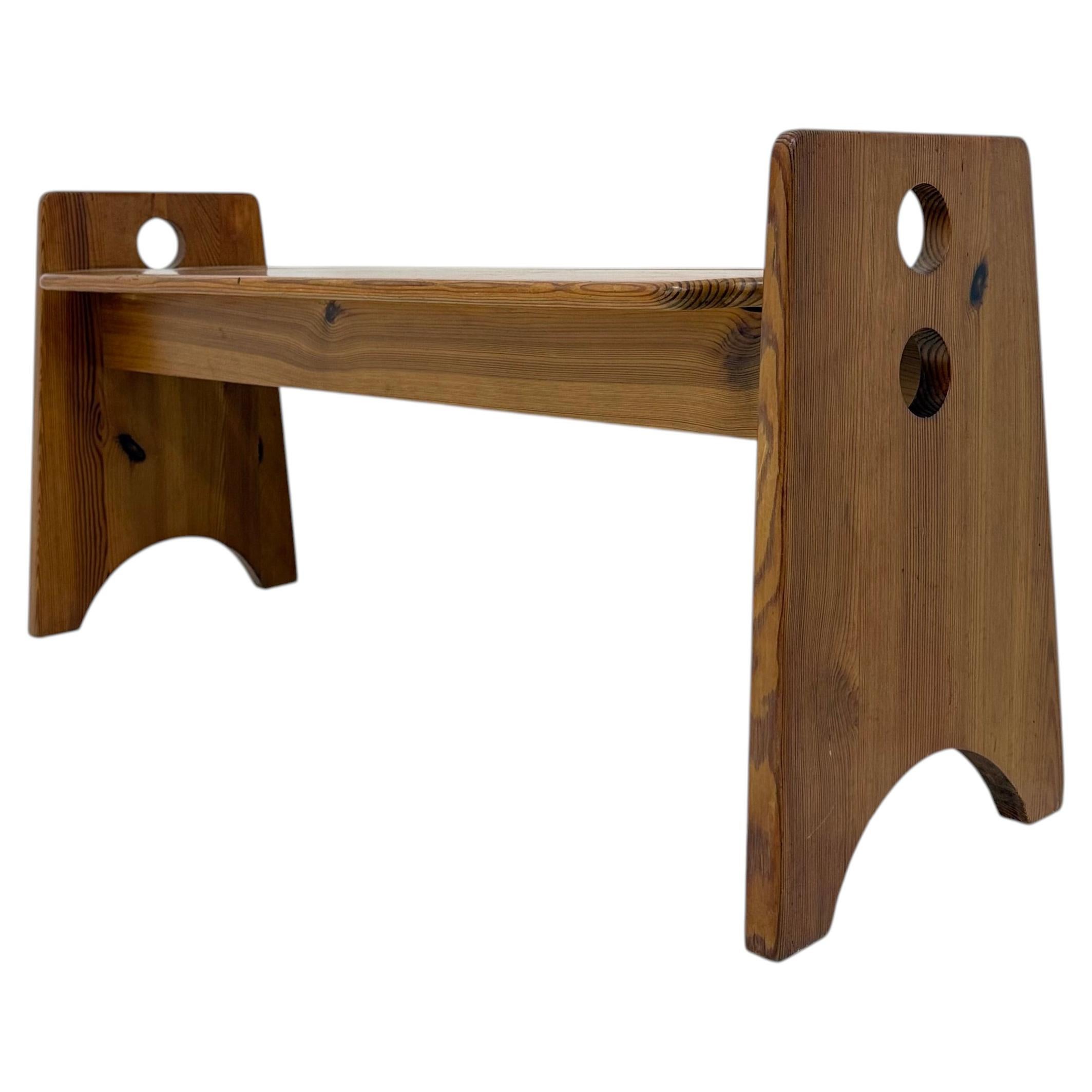 Mid-Century Modern Bench by Gilbert Marklund for Furusnickarn AB, 1960s For Sale