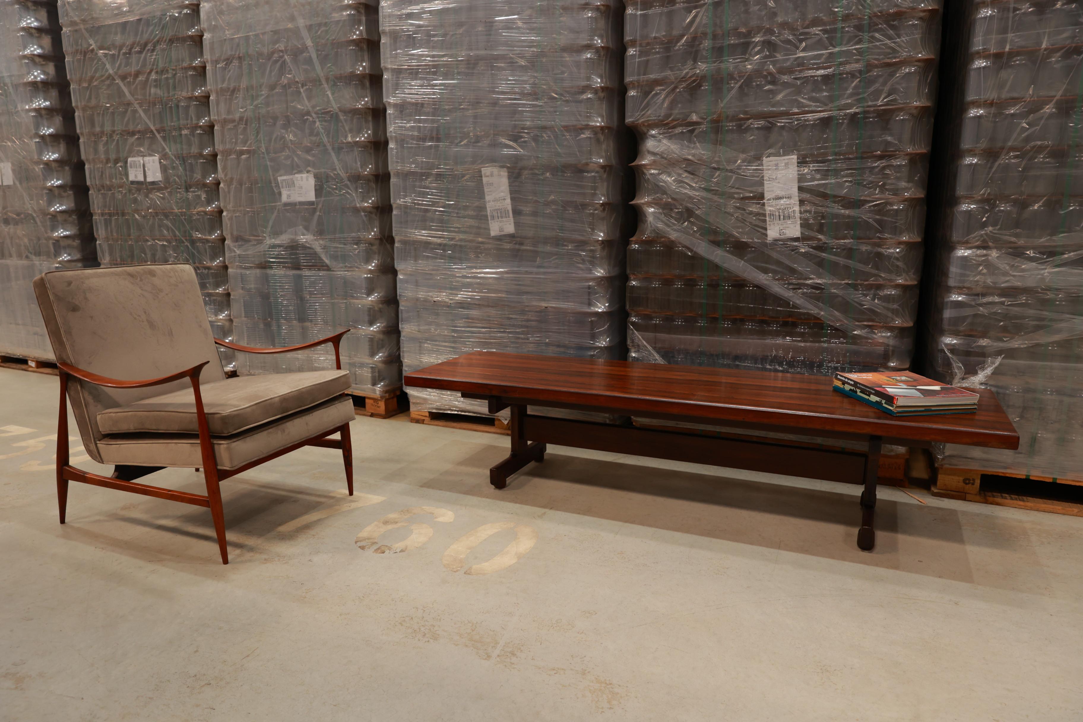 Mid-Century Modern Bench “Cíntia” by Sergio Rodrigues, Brazil, 1964 For Sale 5