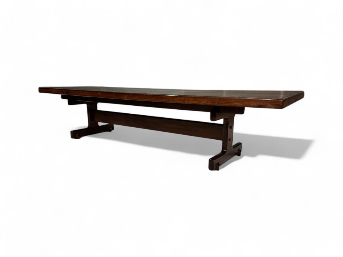 Woodwork Mid-Century Modern Bench “Cíntia” by Sergio Rodrigues, Brazil, 1964 For Sale