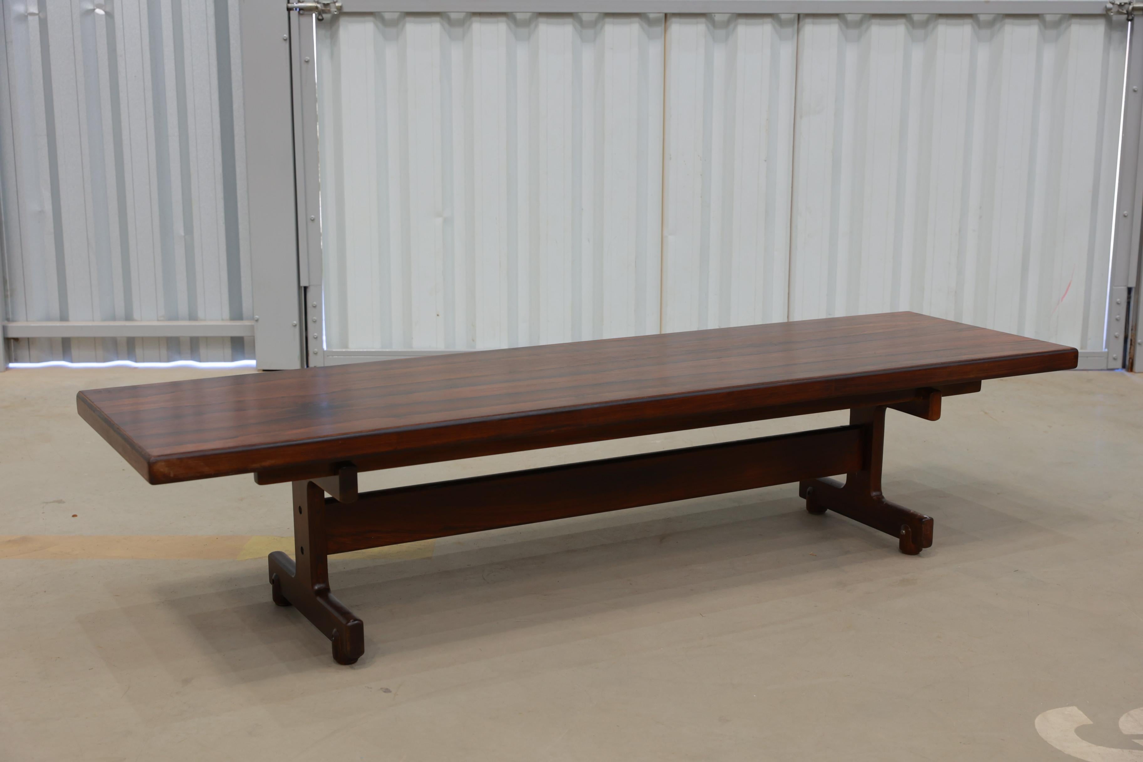 20th Century Mid-Century Modern Bench “Cíntia” by Sergio Rodrigues, Brazil, 1964 For Sale