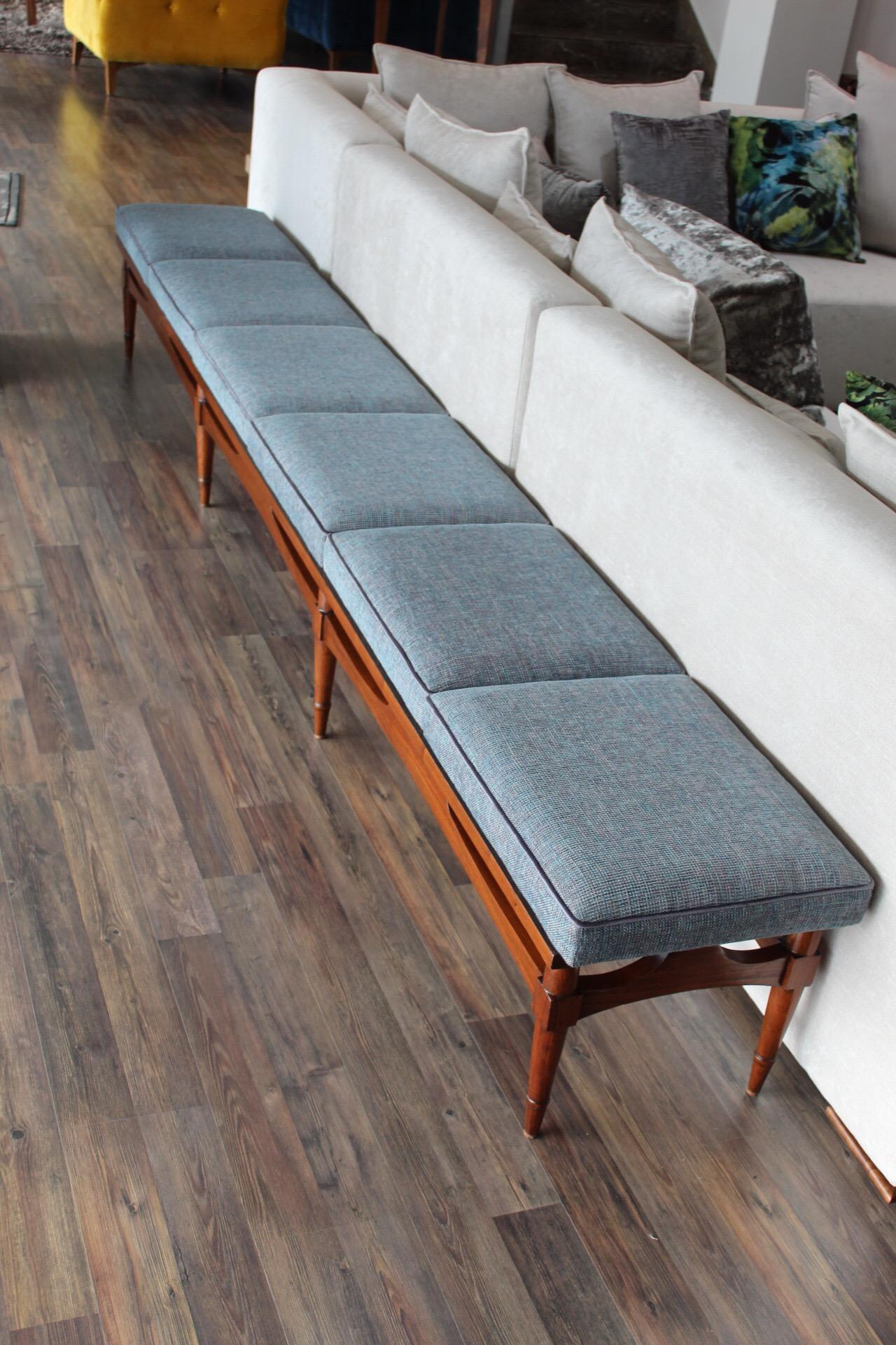 Mid-20th Century Mid-Century Modern Bench