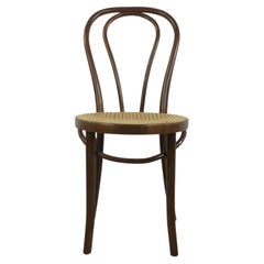 Mid Century Modern Bentwood Cafe Chair with Cane Seat