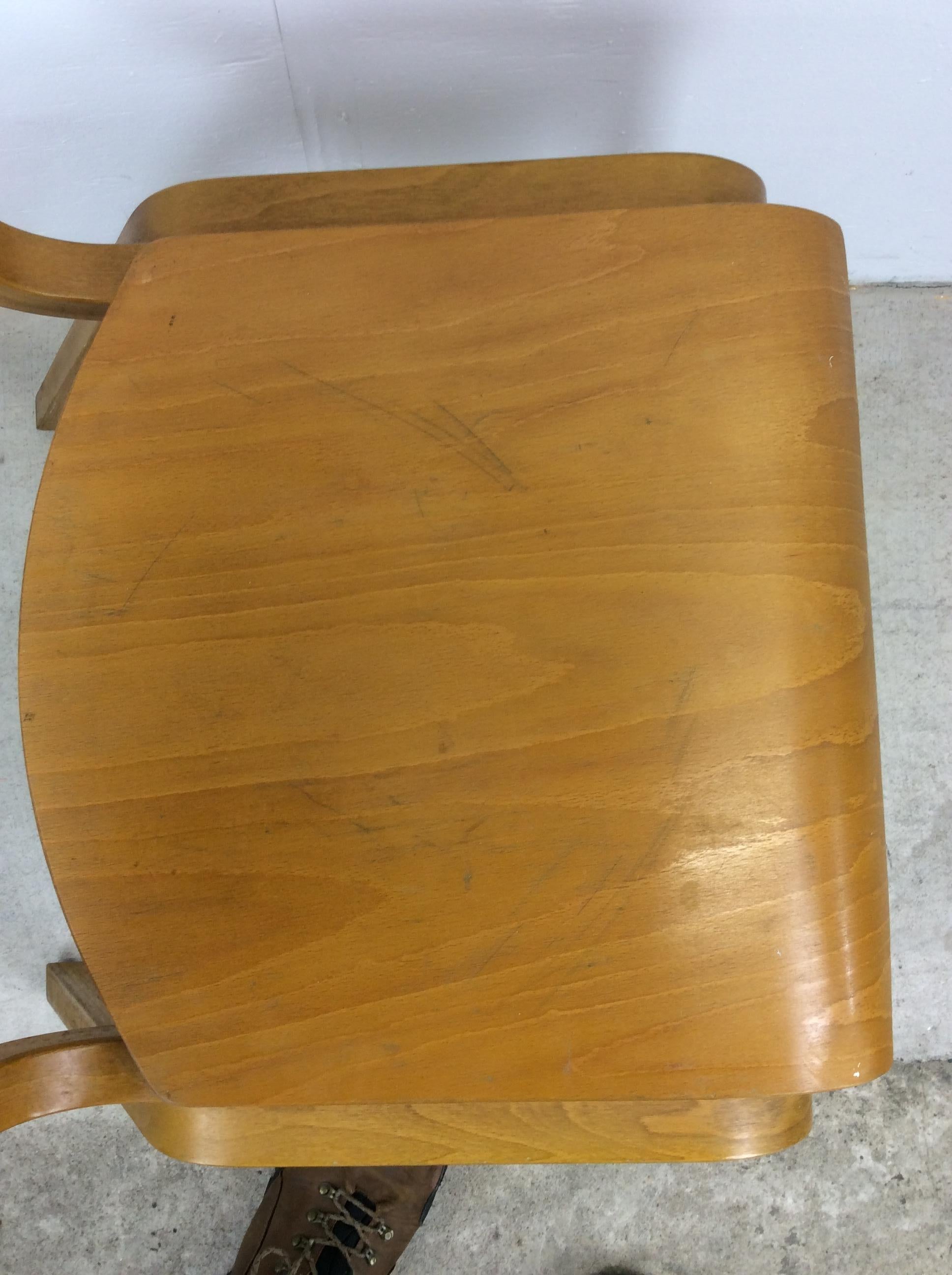 Mid Century Modern Bentwood Chair by Tecta In Good Condition In Freehold, NJ