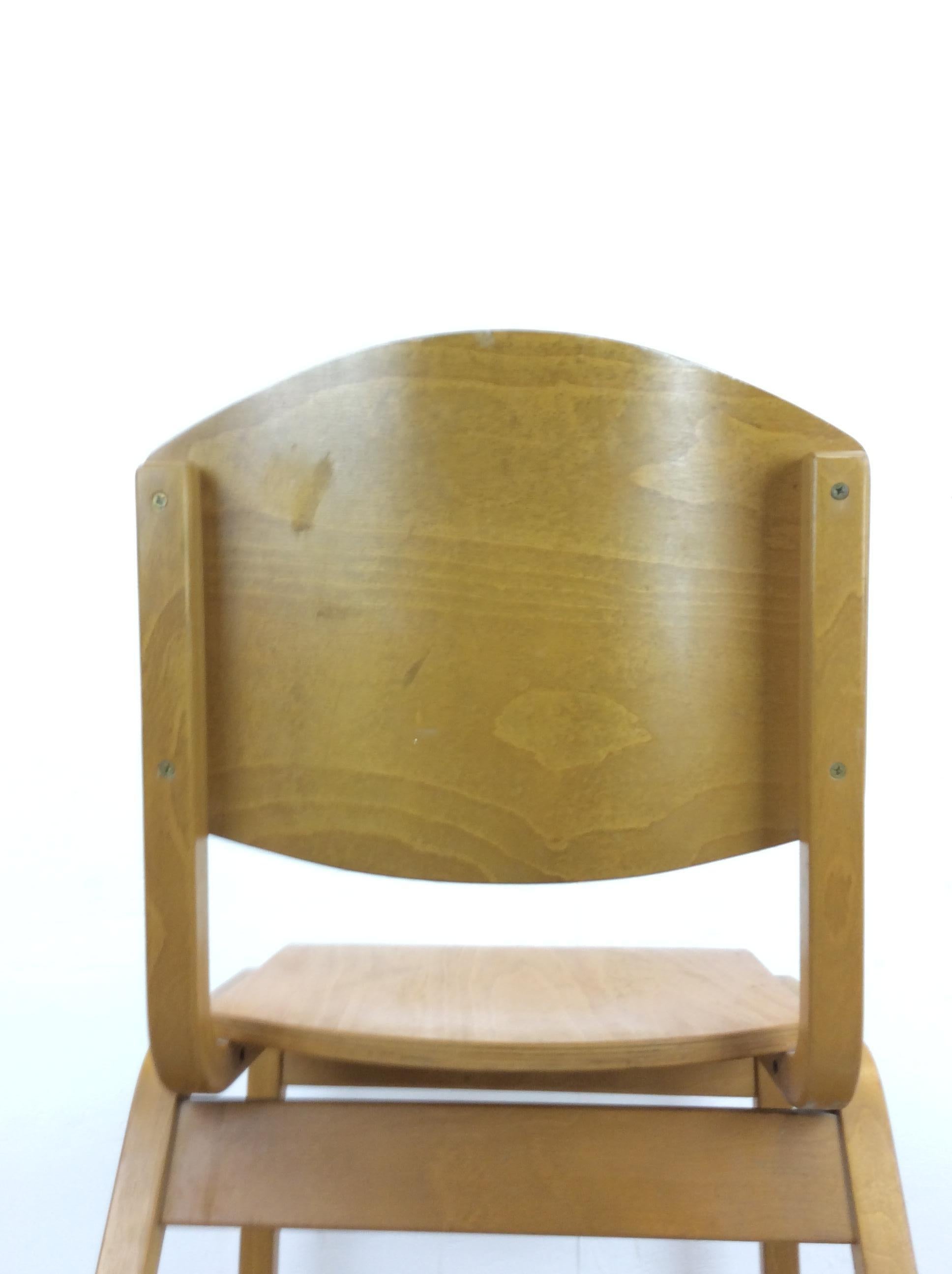 Mid Century Modern Bentwood Chair by Tecta 3