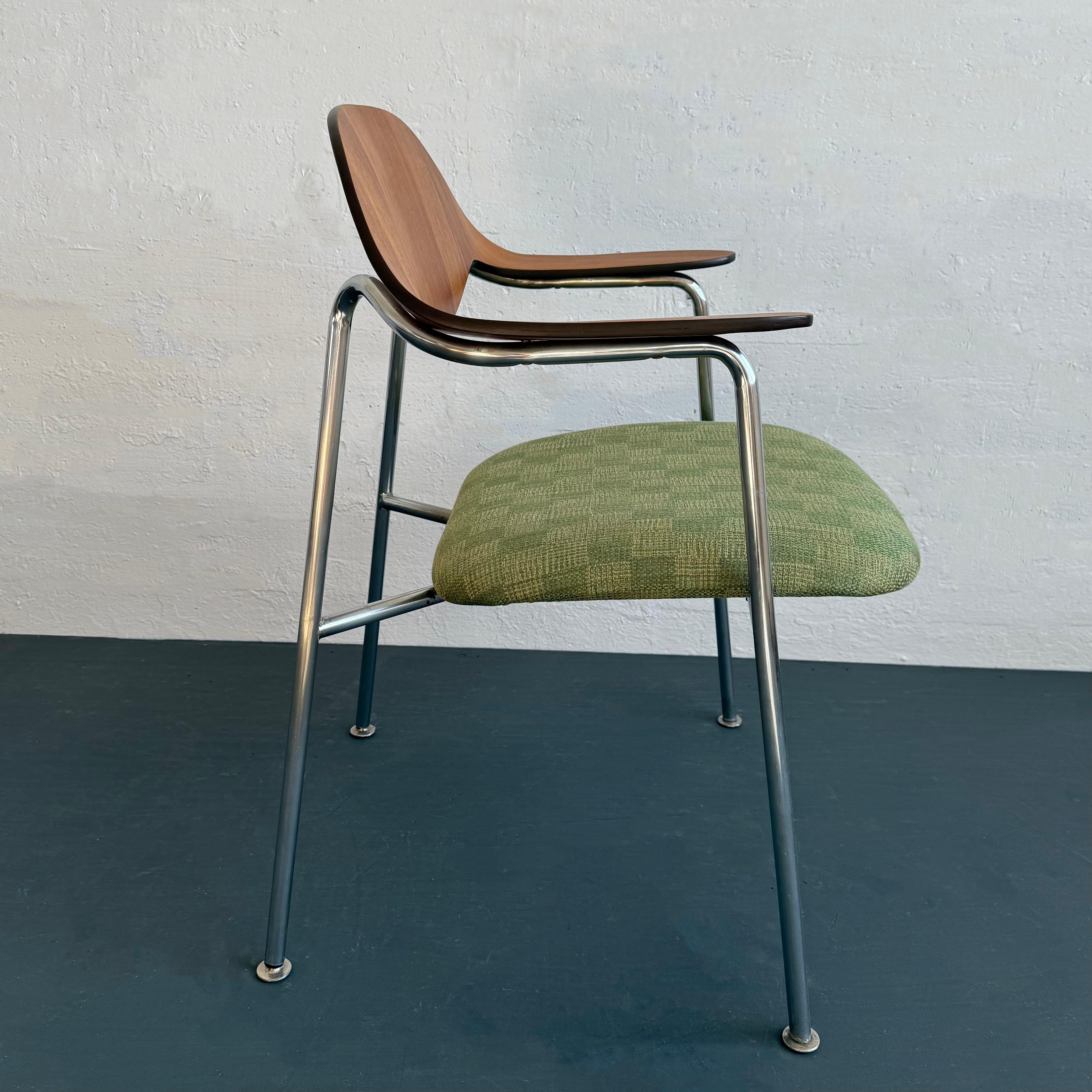 American Mid-Century Modern Bentwood Chrome Chair By George Mulhauser For Plycraft For Sale