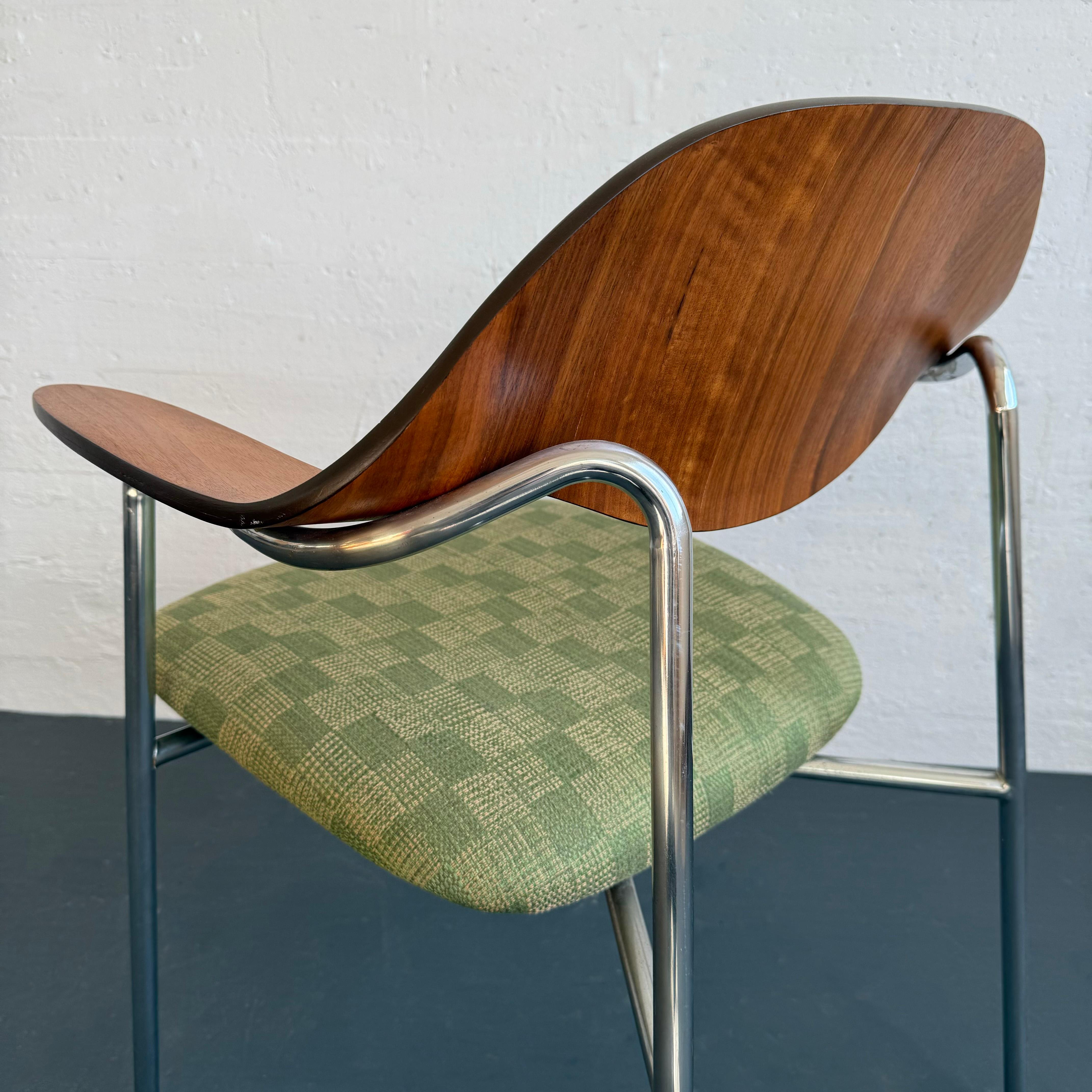 Mid-Century Modern Bentwood Chrome Chair By George Mulhauser For Plycraft For Sale 1