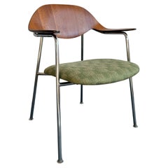 Mid-Century Modern Bentwood Chrome Chair By George Mulhauser For Plycraft