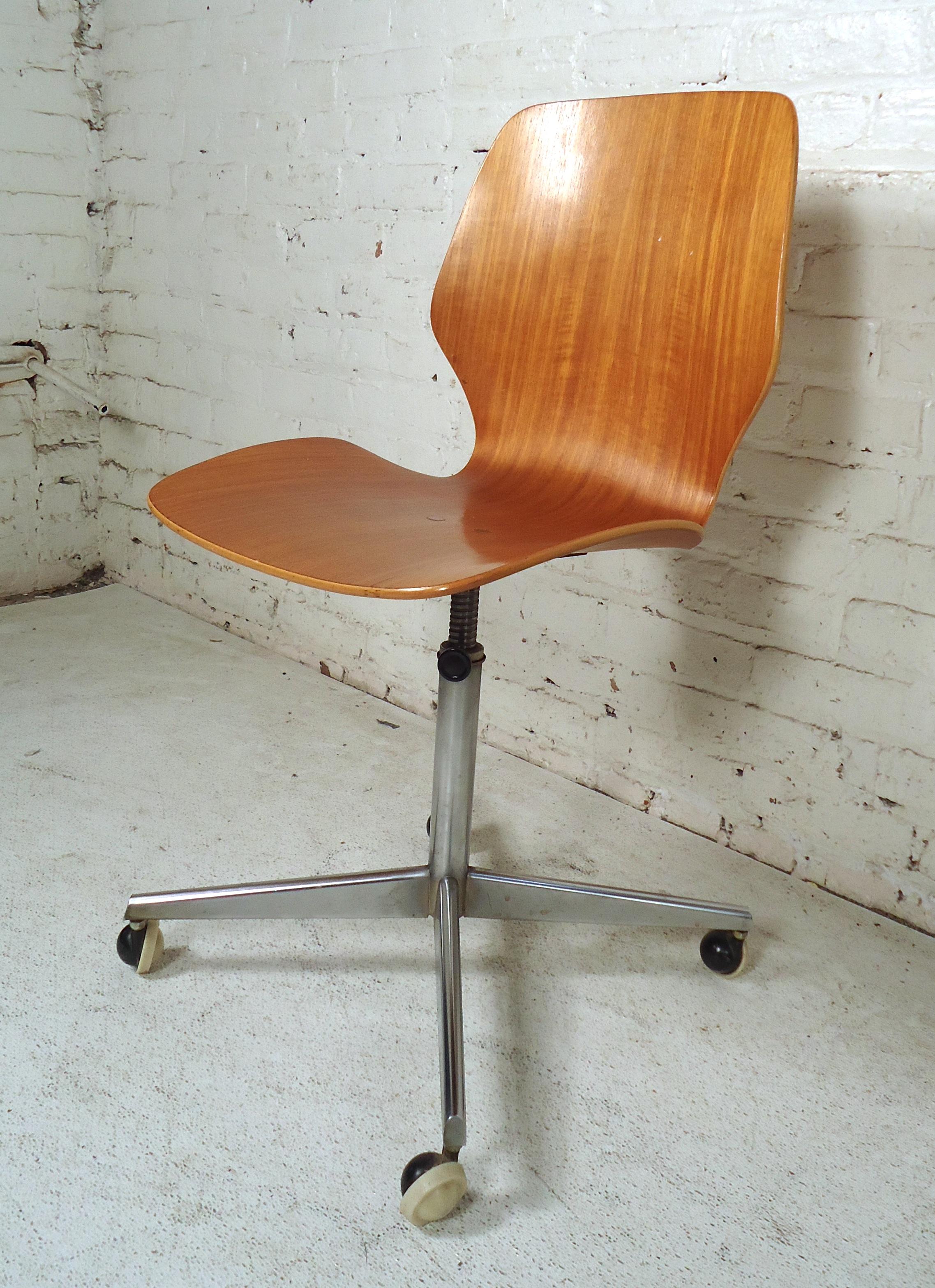 modern wood office chair