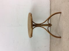 Tavolino da salotto in legno di bentwood del Mid Century Modern con piano a canne