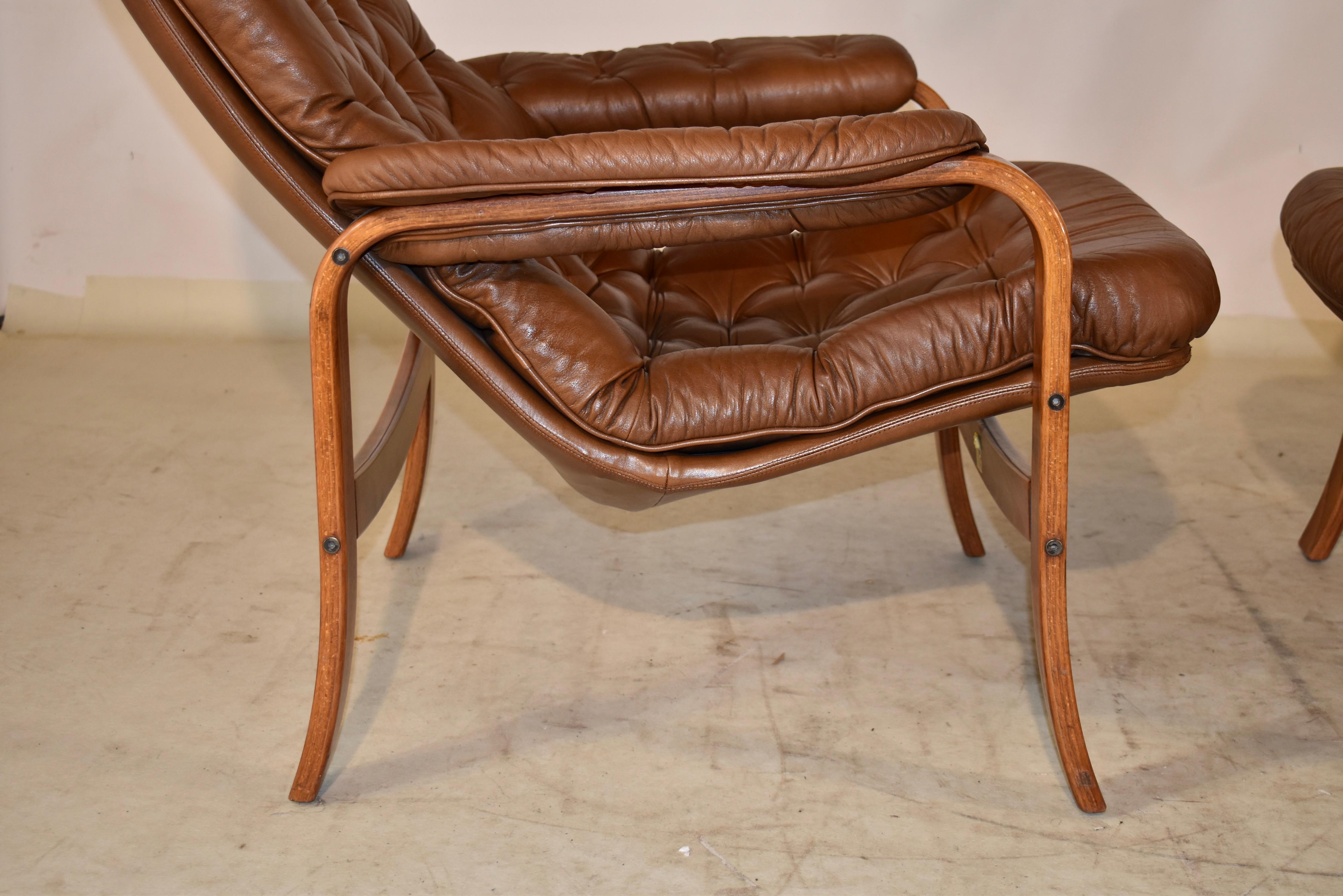 Mid-Century Modern Bentwood Lounge Chairs by Gote Mobler 3