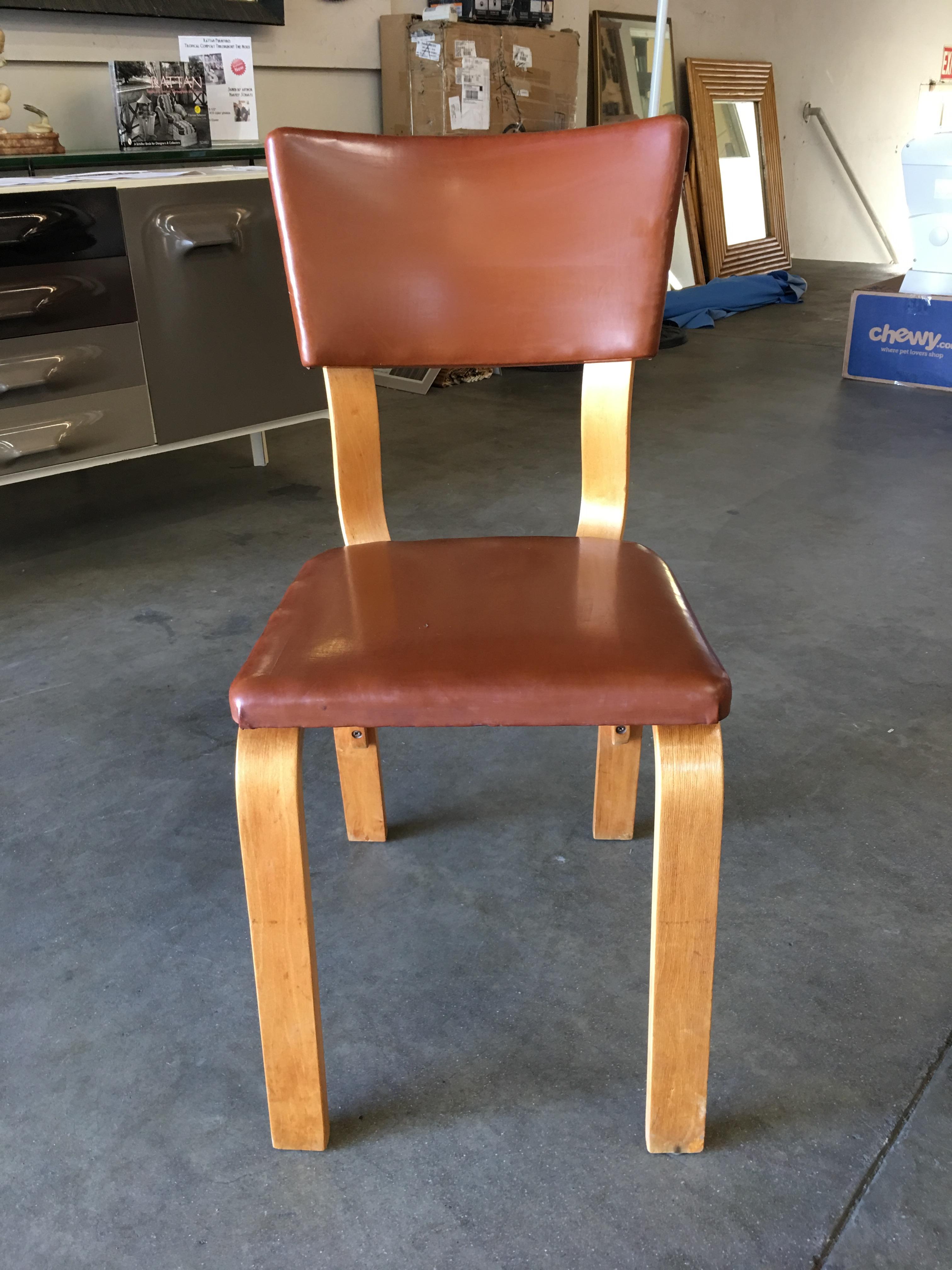 thonet chair mid century