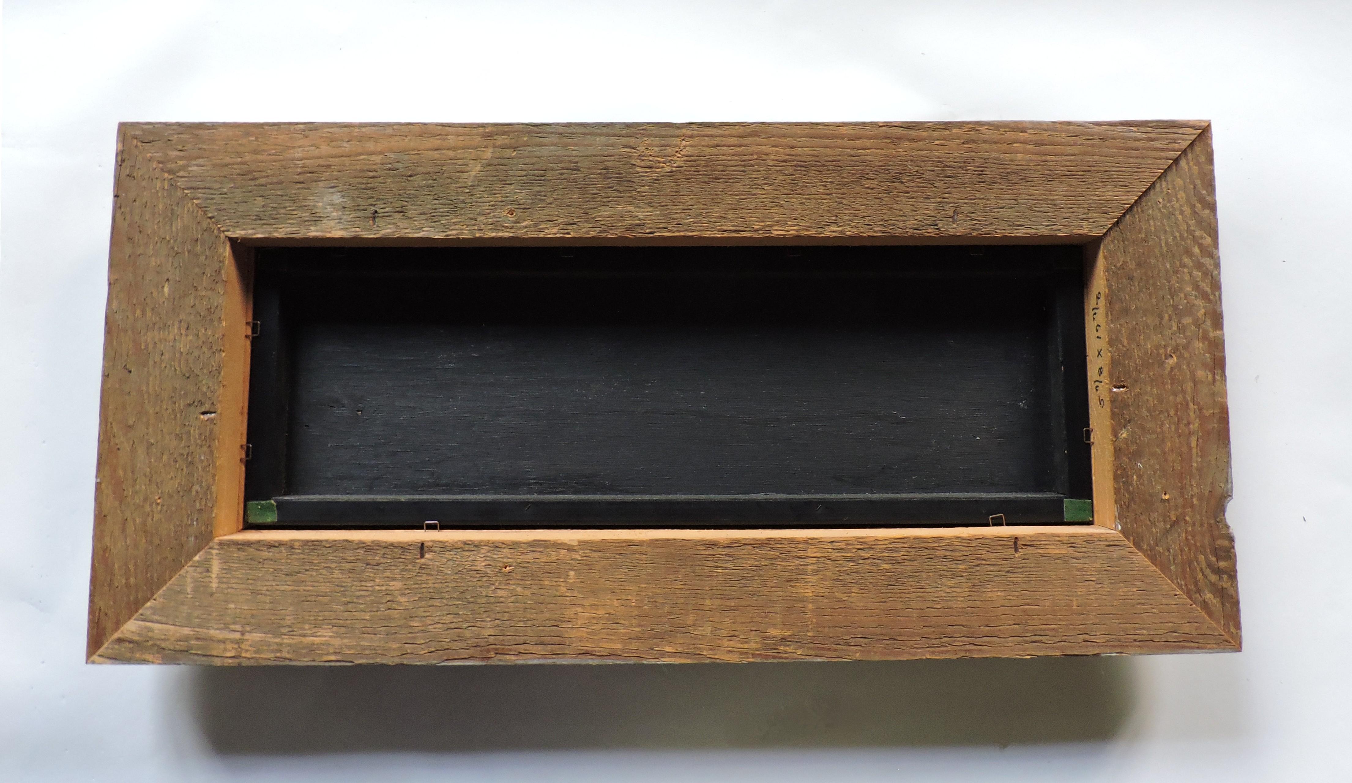 Mid Century Modern Bernhard Rohne Acid Etched Brass Art Work, Framed In Good Condition For Sale In Chesterfield, NJ
