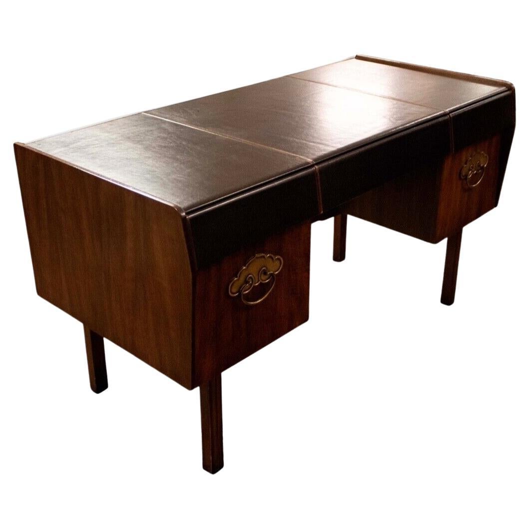 Mid Century Modern Bert England for Widdicomb Leather Top Desk For Sale