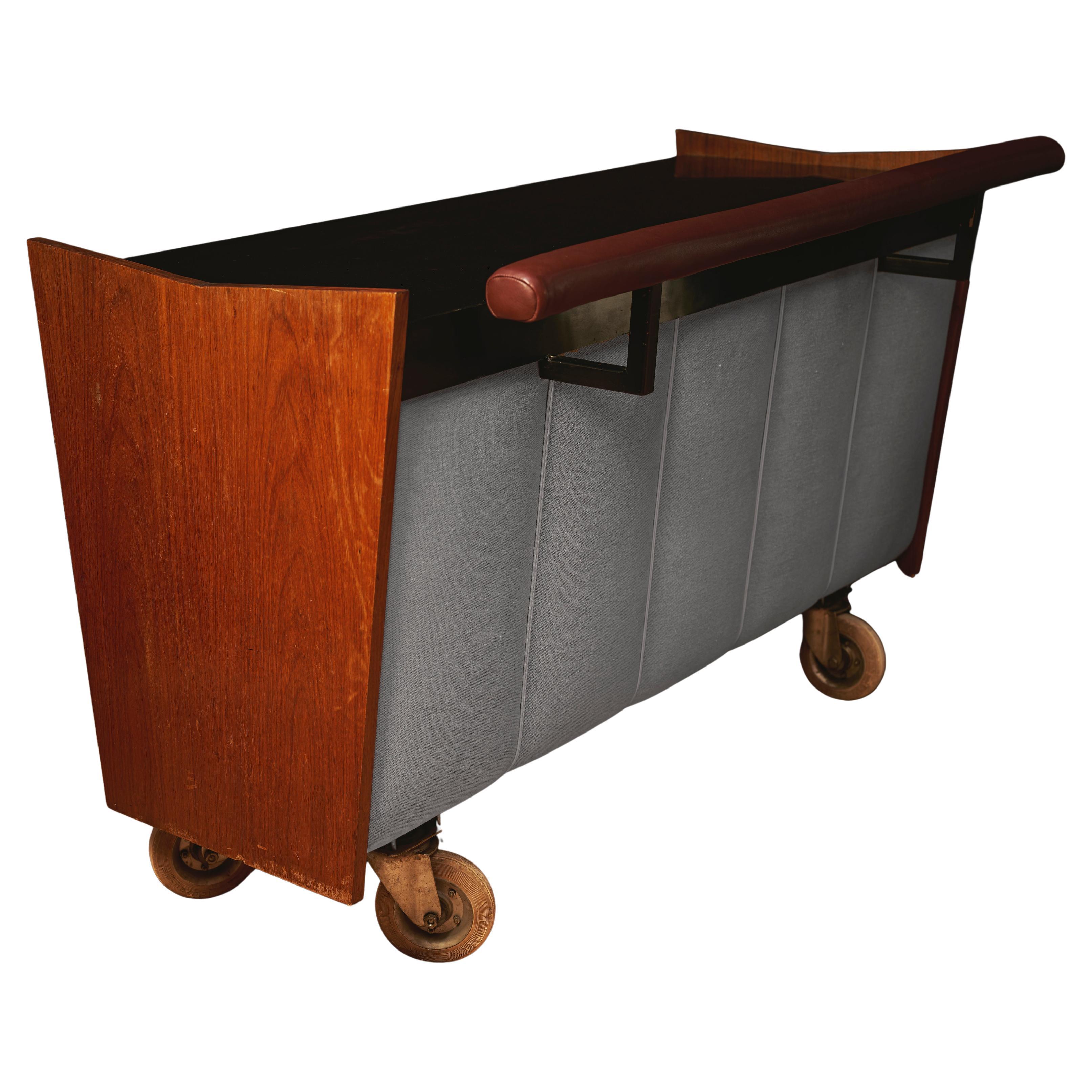 Mid-Century Modern Bespoke Dry Bar Cabinet, Austria, circa 1950s
