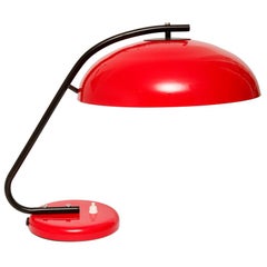 Mid-Century Modern Big Raspberry Desk Lamp, Poland, 1950s