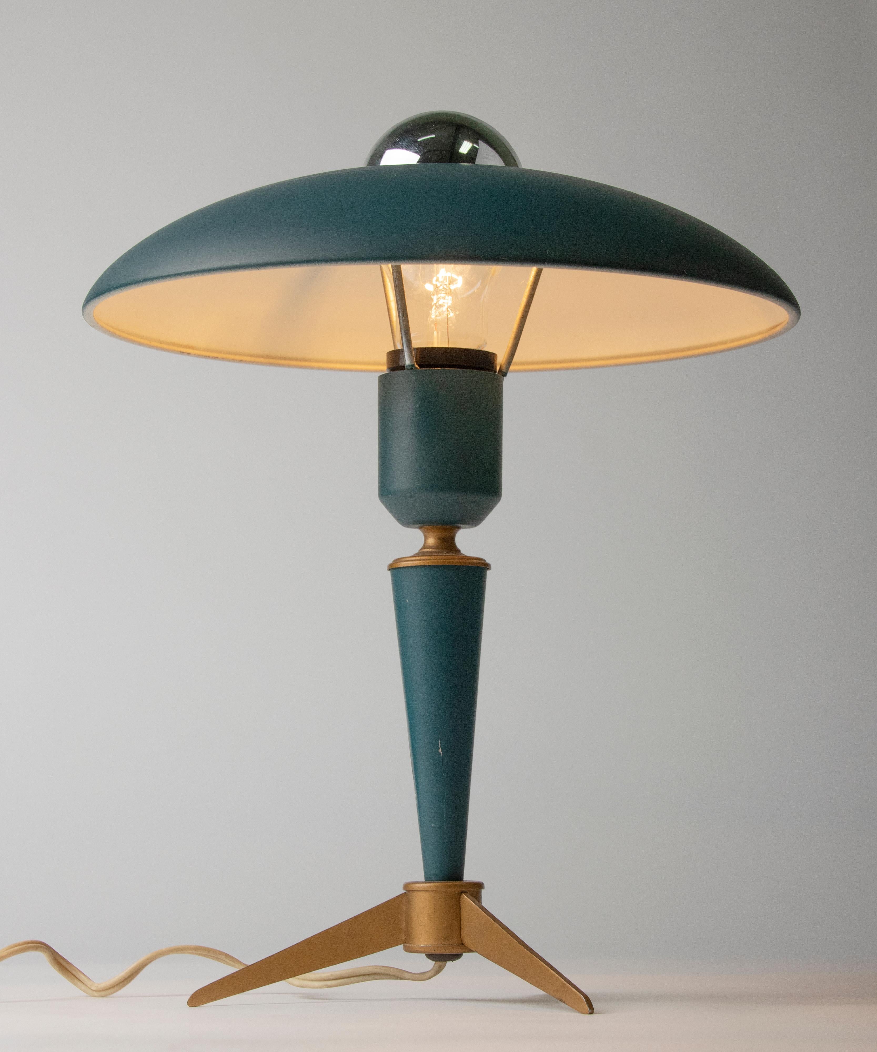 Metal Mid-Century Modern 'Bijou' Desk/Table Lamp by Louis Kalff for Philips