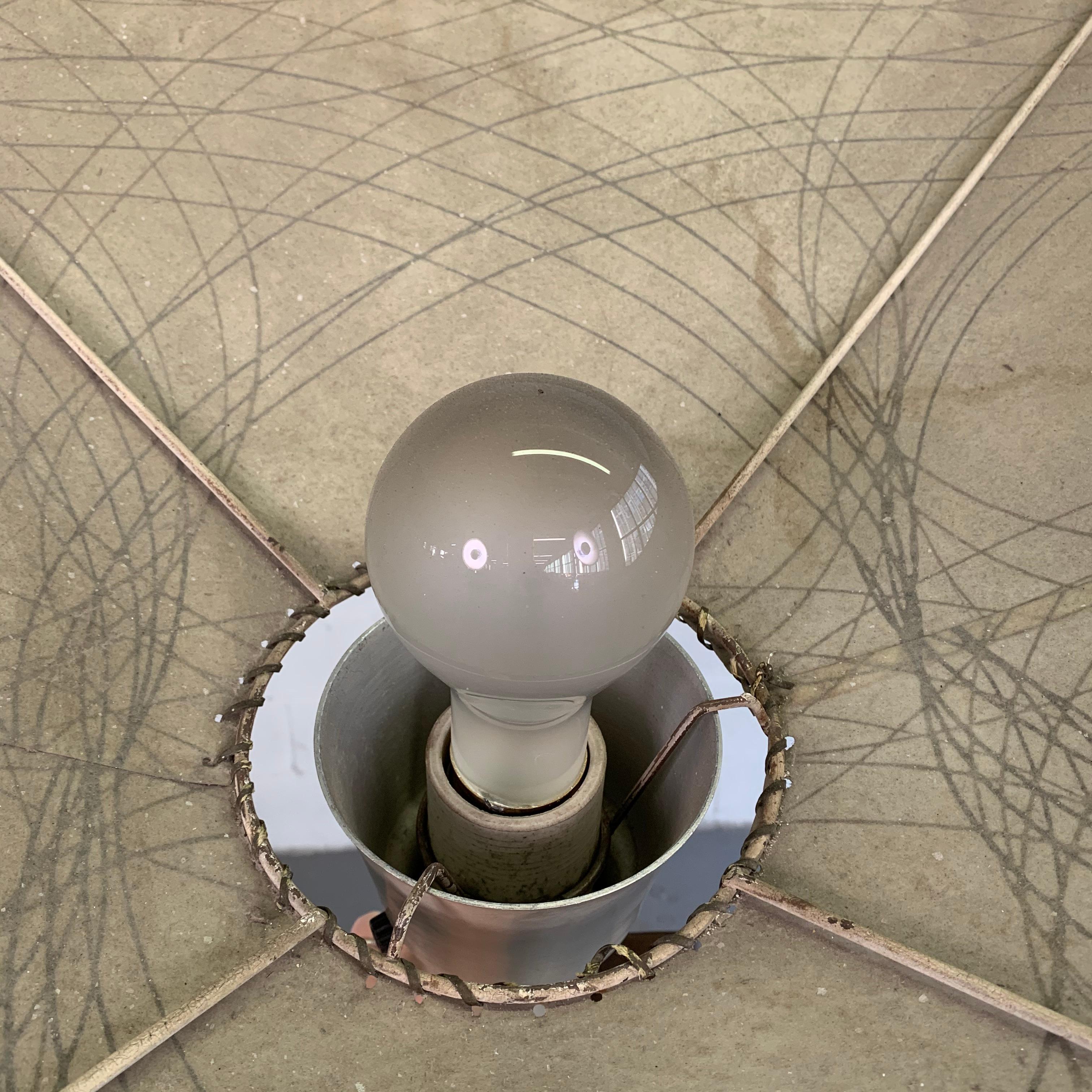 Mid-Century Modern Biomorphic Mahogany Torchère Floor Lamp 6