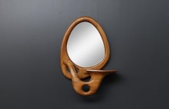 Restauré par Craig Lauterbach, miroir biomorphique moderne du milieu du siècle dernier