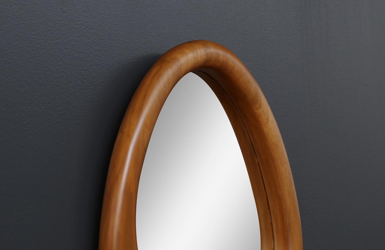 Expertly Restored - Mid-Century Modern Biomorphic Mirror by Craig Lauterbach In Excellent Condition In Los Angeles, CA