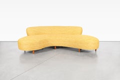 Mid-Century Modern Biomorphic Sofa, 1980s