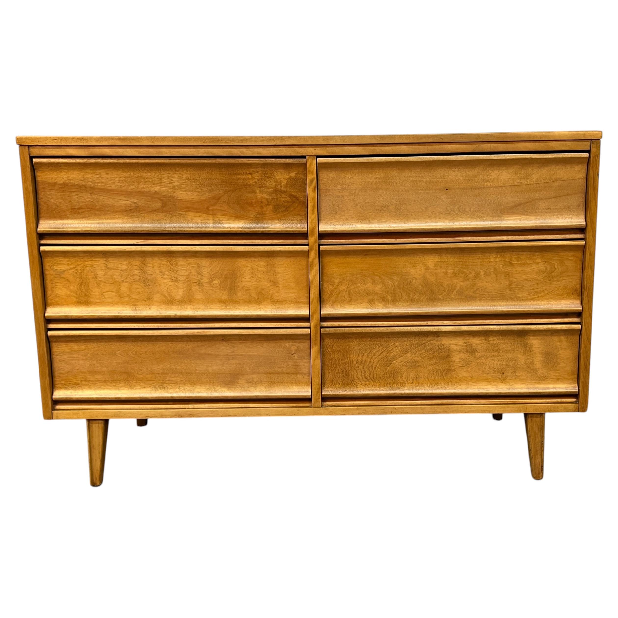 Mid-Century Modern Birch Dresser by Morris of California