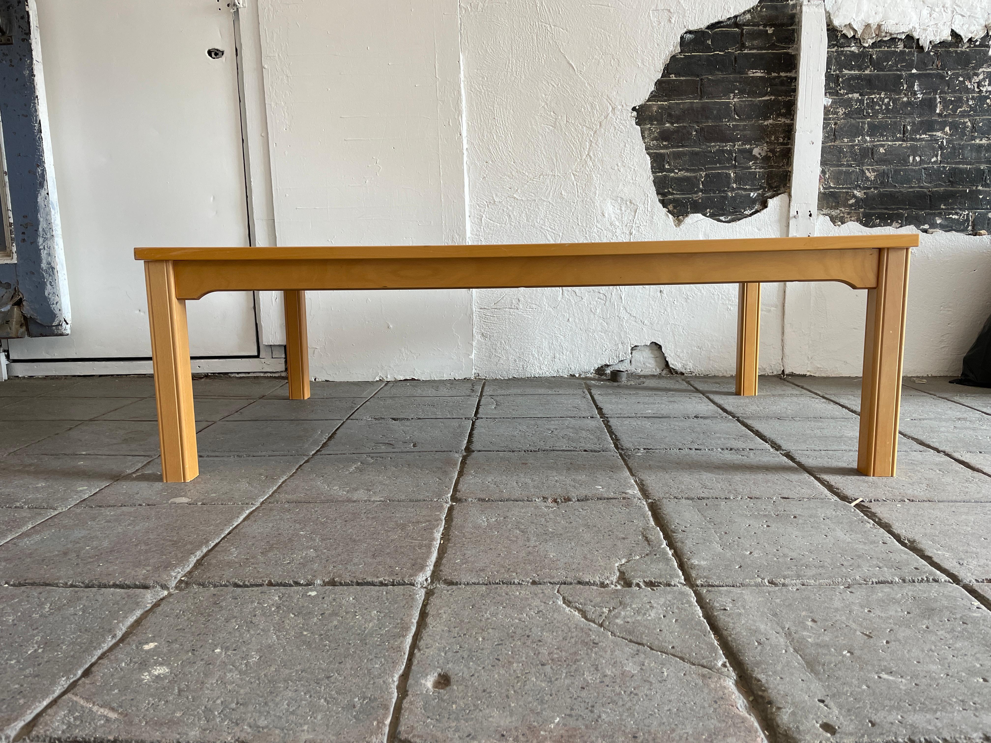 Bouleau Table basse suédoise moderne du milieu du siècle dernier par Ulferts en vente