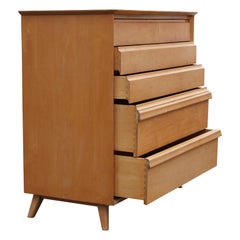 Mid-Century Modern Birchcraft by Baumritter Birch Chest of Drawers